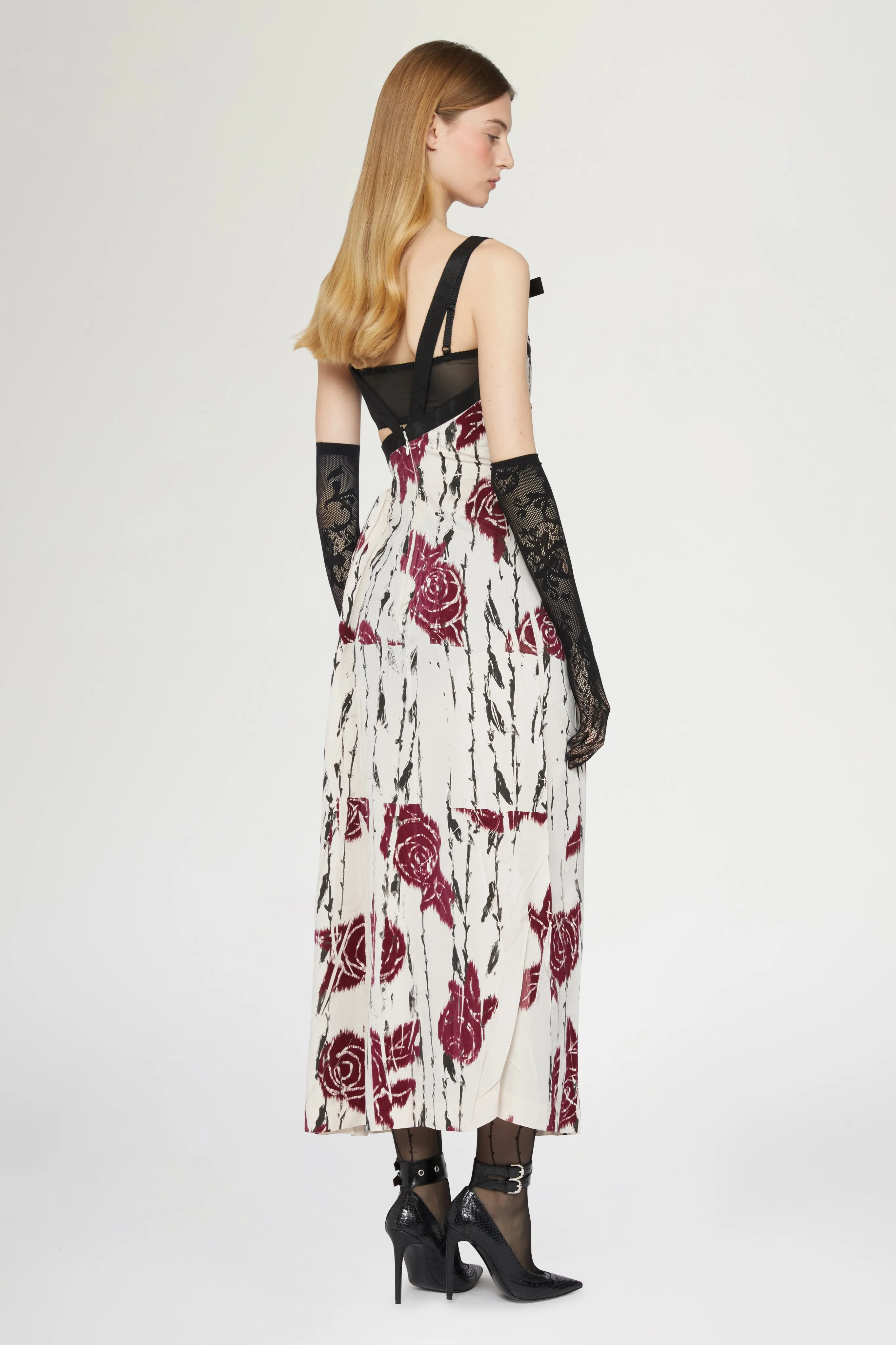 Dress with Flocked Roses sold by Antonio Marras product image thumbnail 3