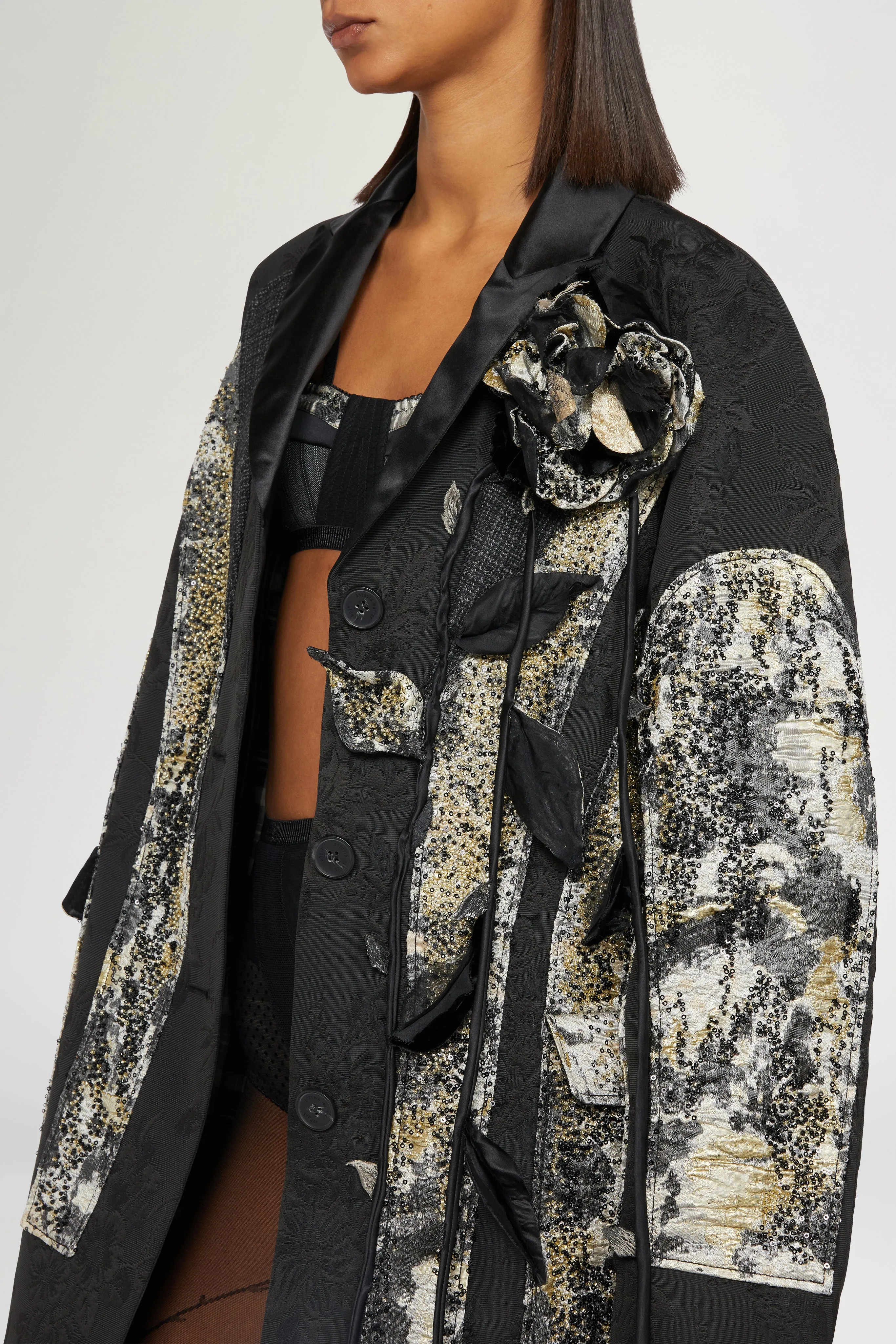 Tailored Coat with Beads sold by Antonio Marras product image thumbnail 4