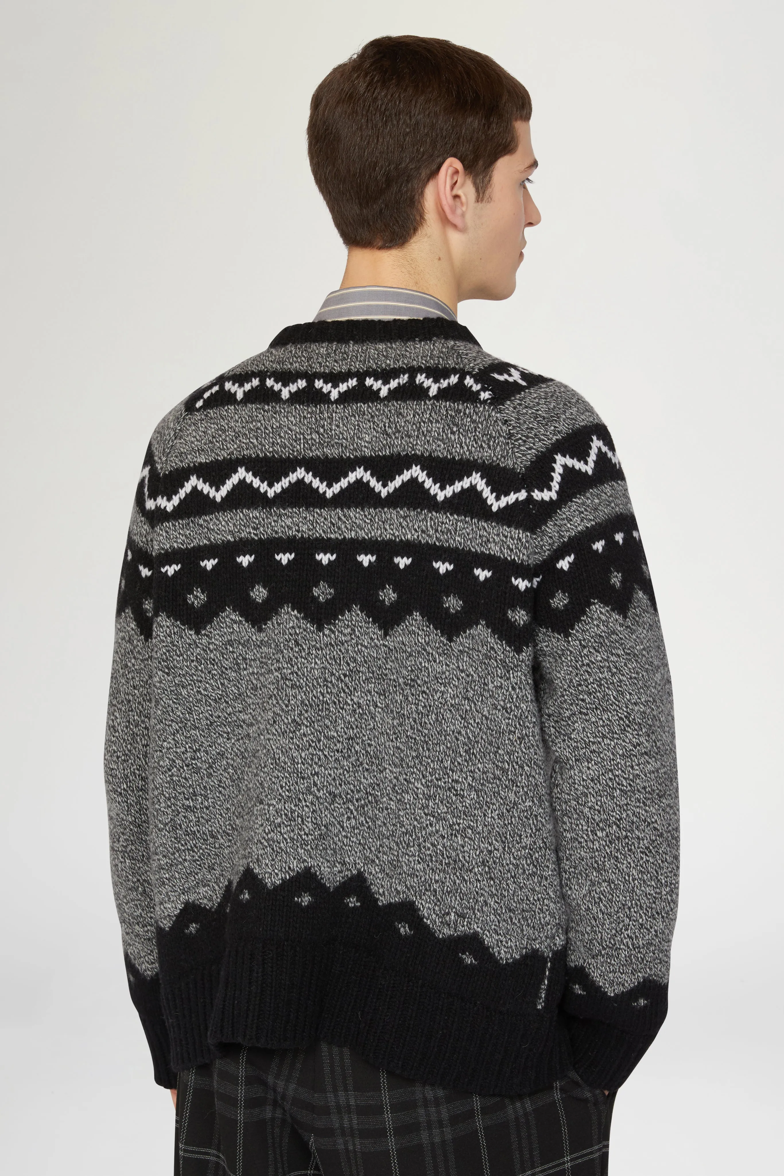 Knit Sweater with Geometric Pattern sold by Antonio Marras product image thumbnail 3