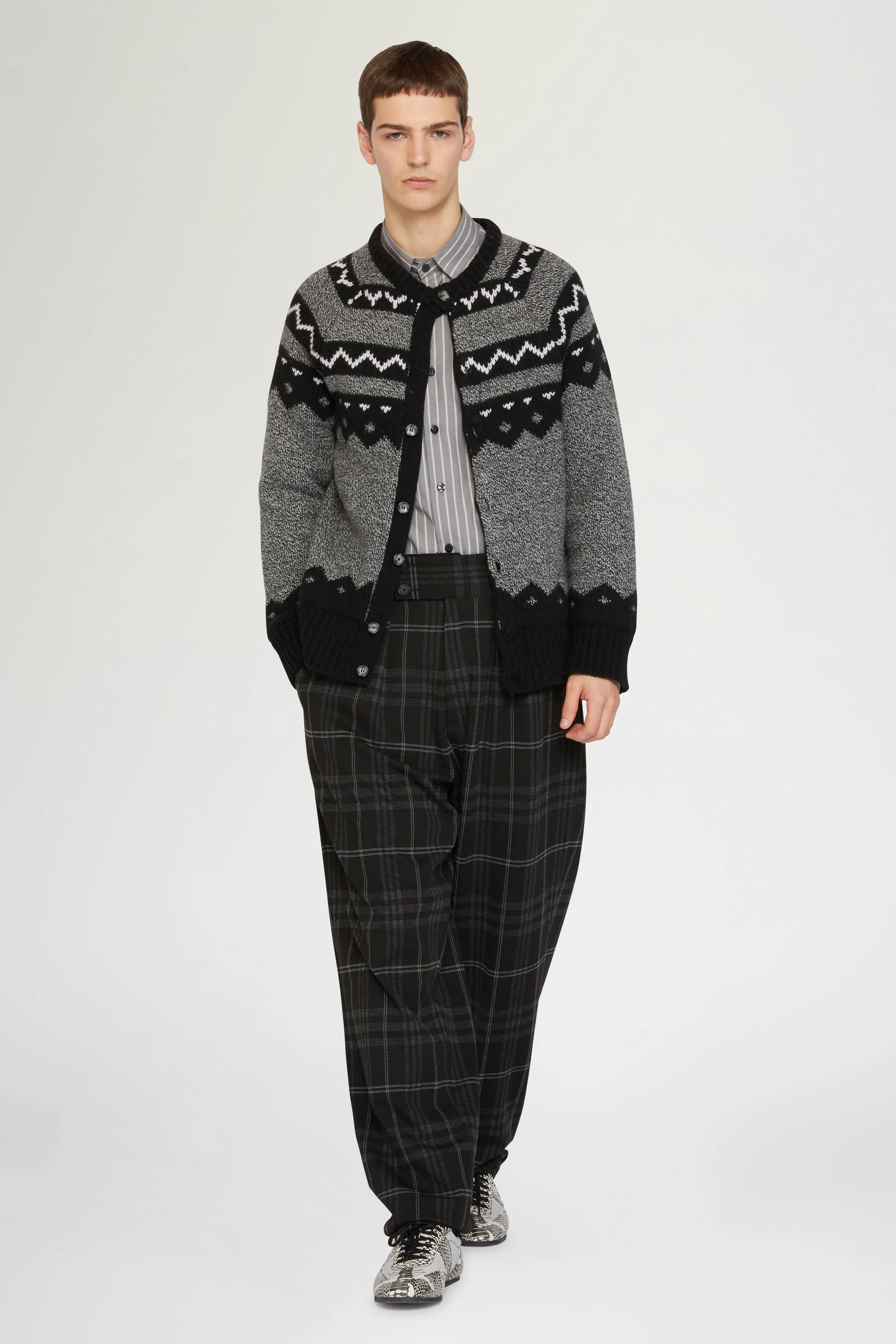 Knit Sweater with Geometric Pattern sold by Antonio Marras product image thumbnail 2
