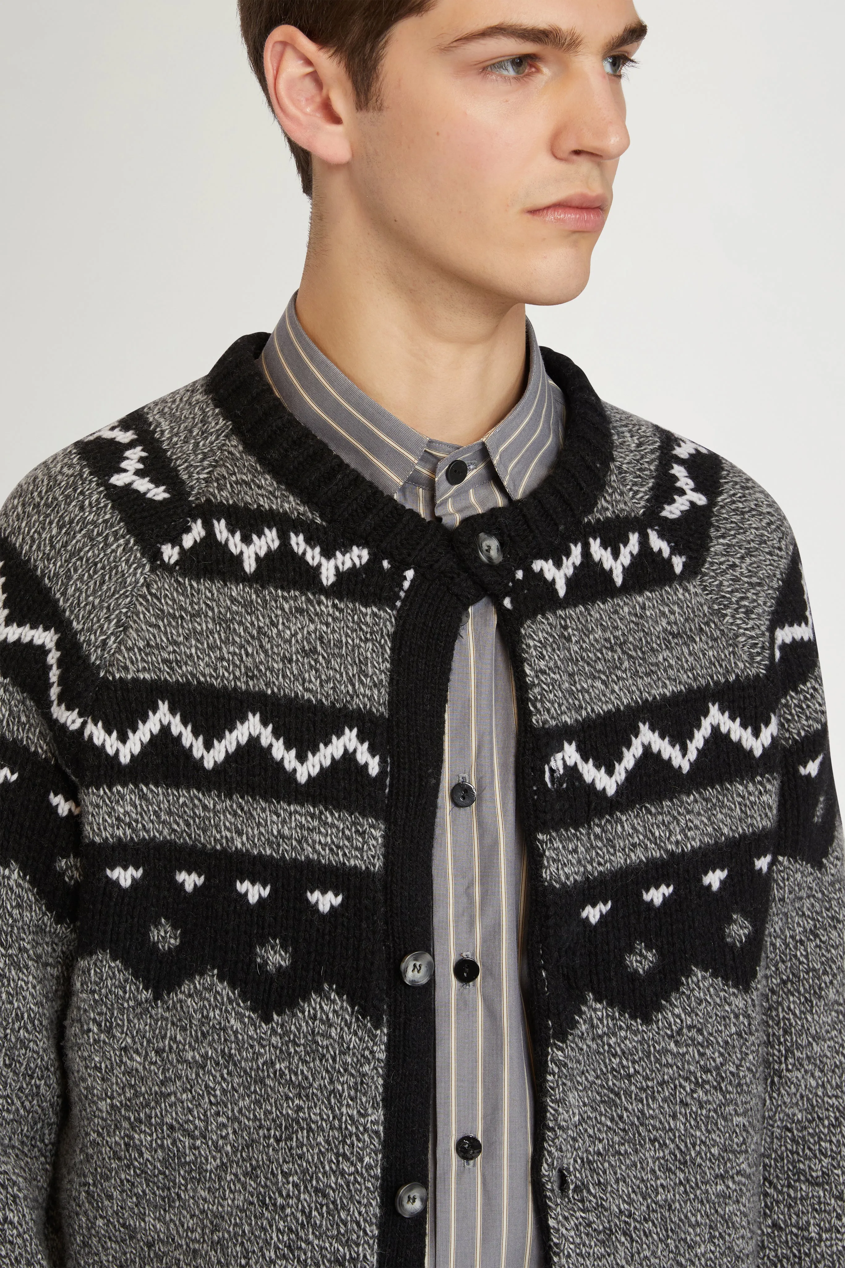 Knit Sweater with Geometric Pattern sold by Antonio Marras product image thumbnail 4