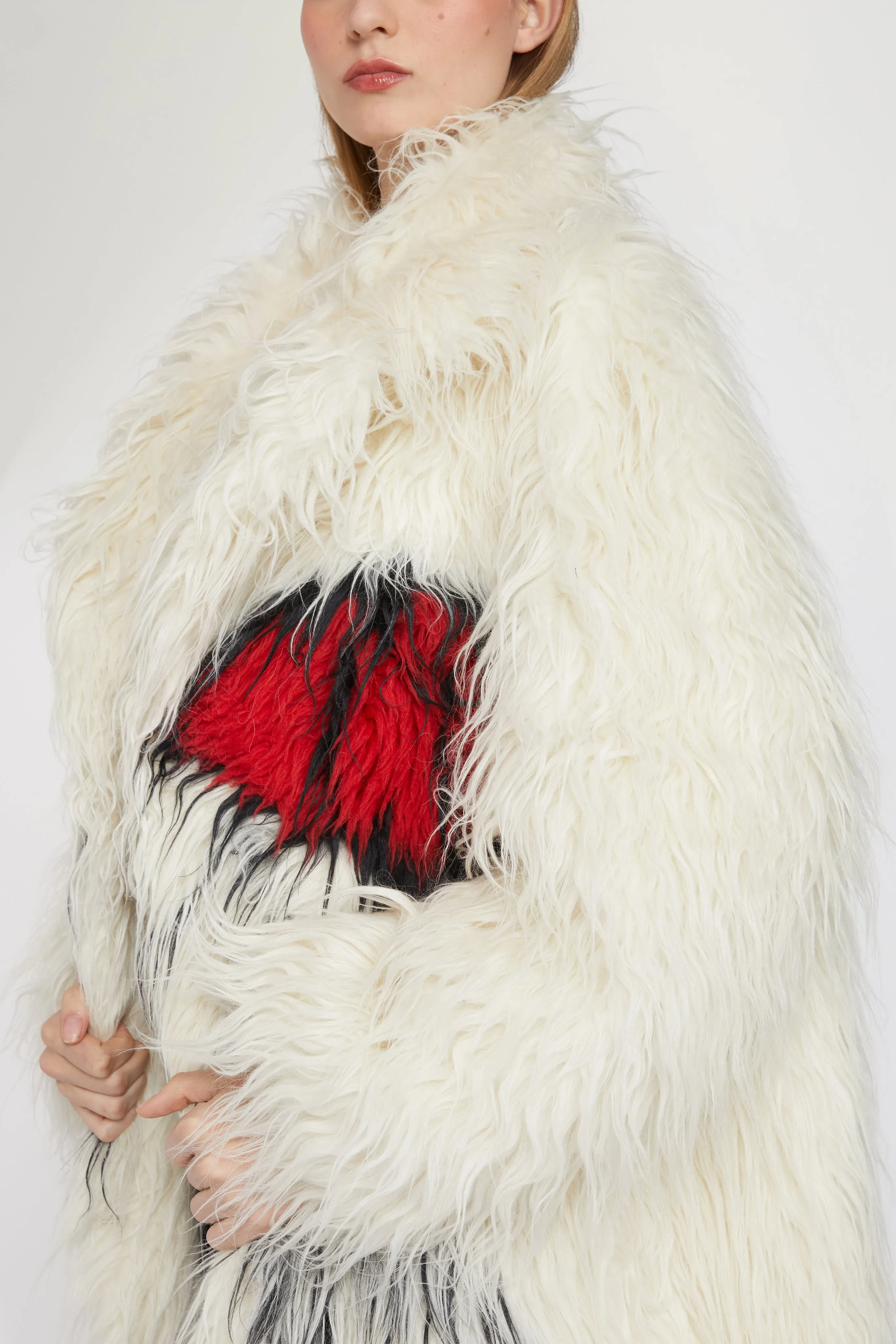 Long-haired Natural Ethic Fur Coat sold by Antonio Marras product image thumbnail 4