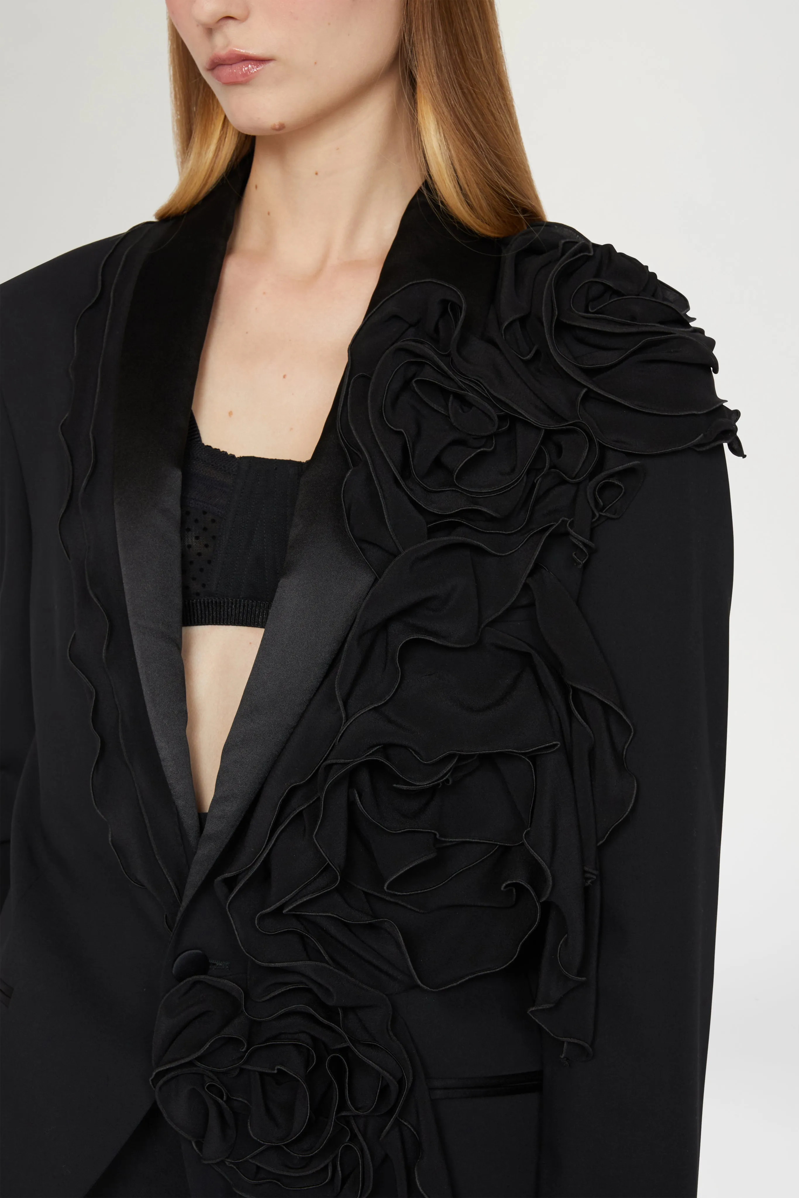 Oversized Tuxedo with Chiffon Ruffles sold by Antonio Marras product image thumbnail 4