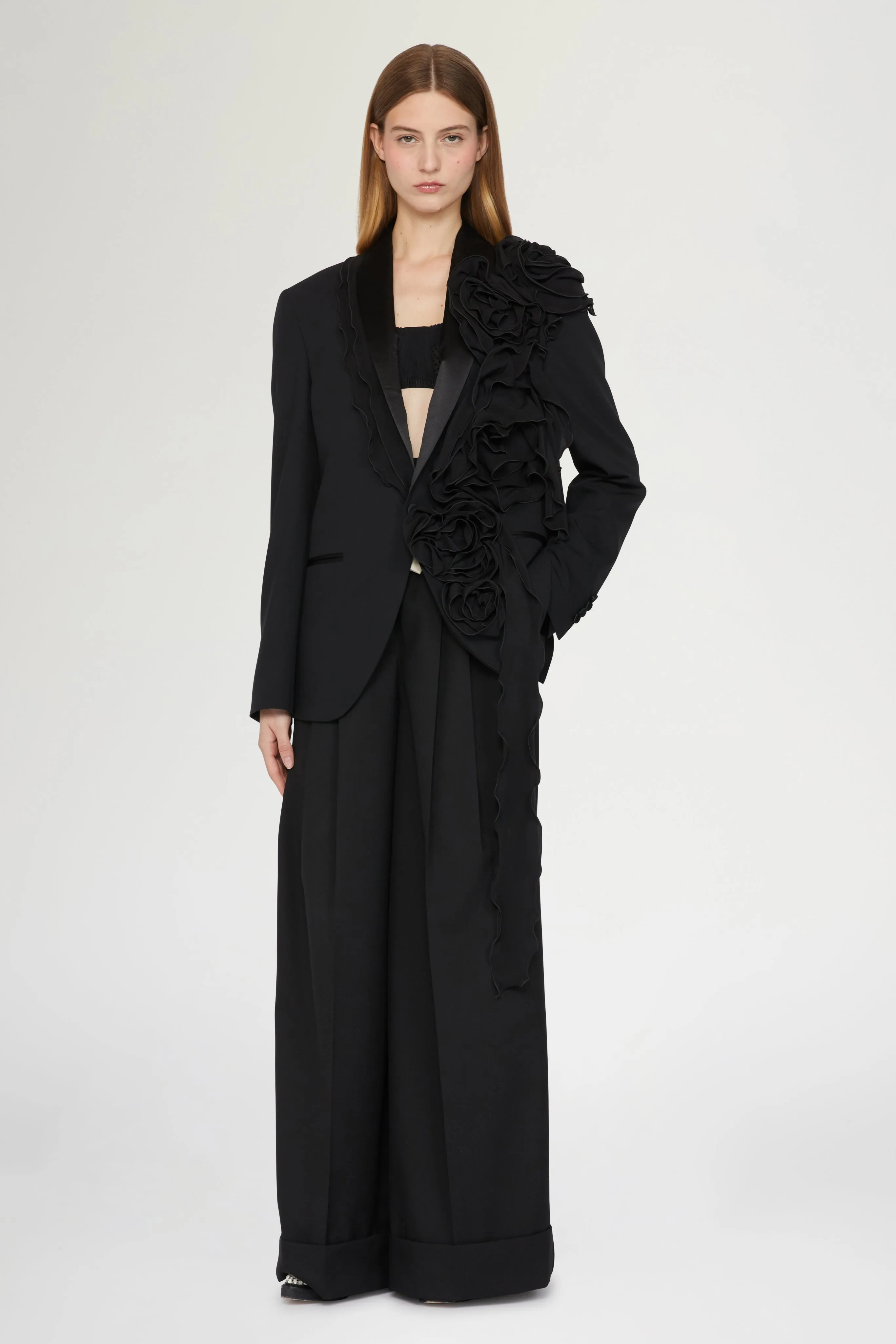 Oversized Tuxedo with Chiffon Ruffles sold by Antonio Marras product image thumbnail 2
