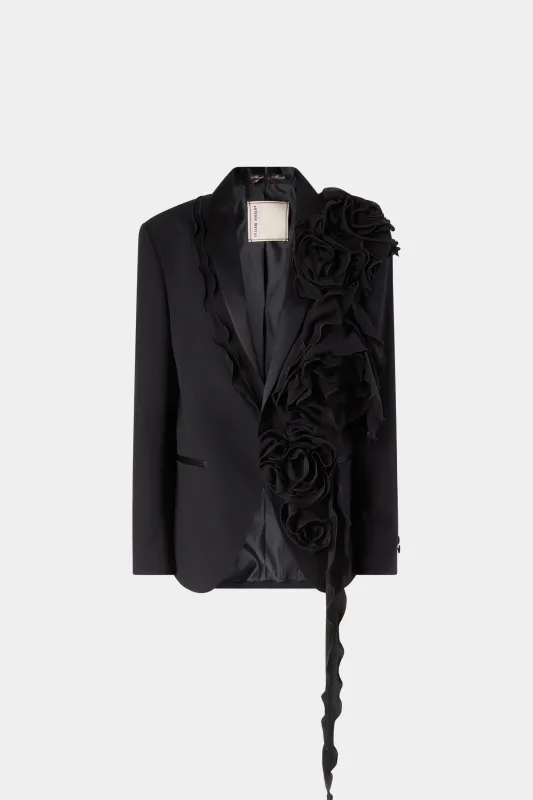 Oversized Tuxedo with Chiffon Ruffles sold by Antonio Marras