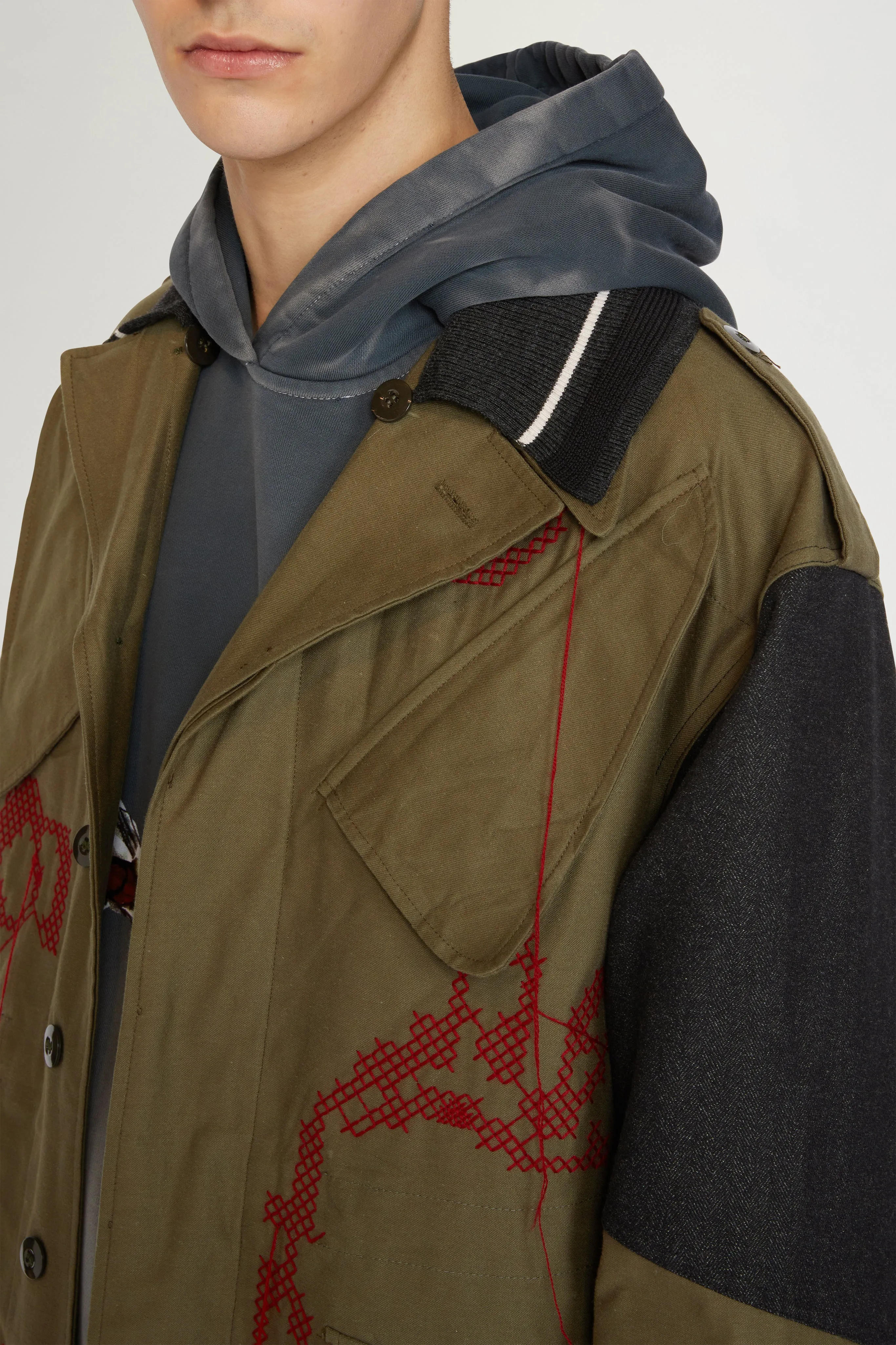Cotton Parka with Embroidery sold by Antonio Marras product image thumbnail 4
