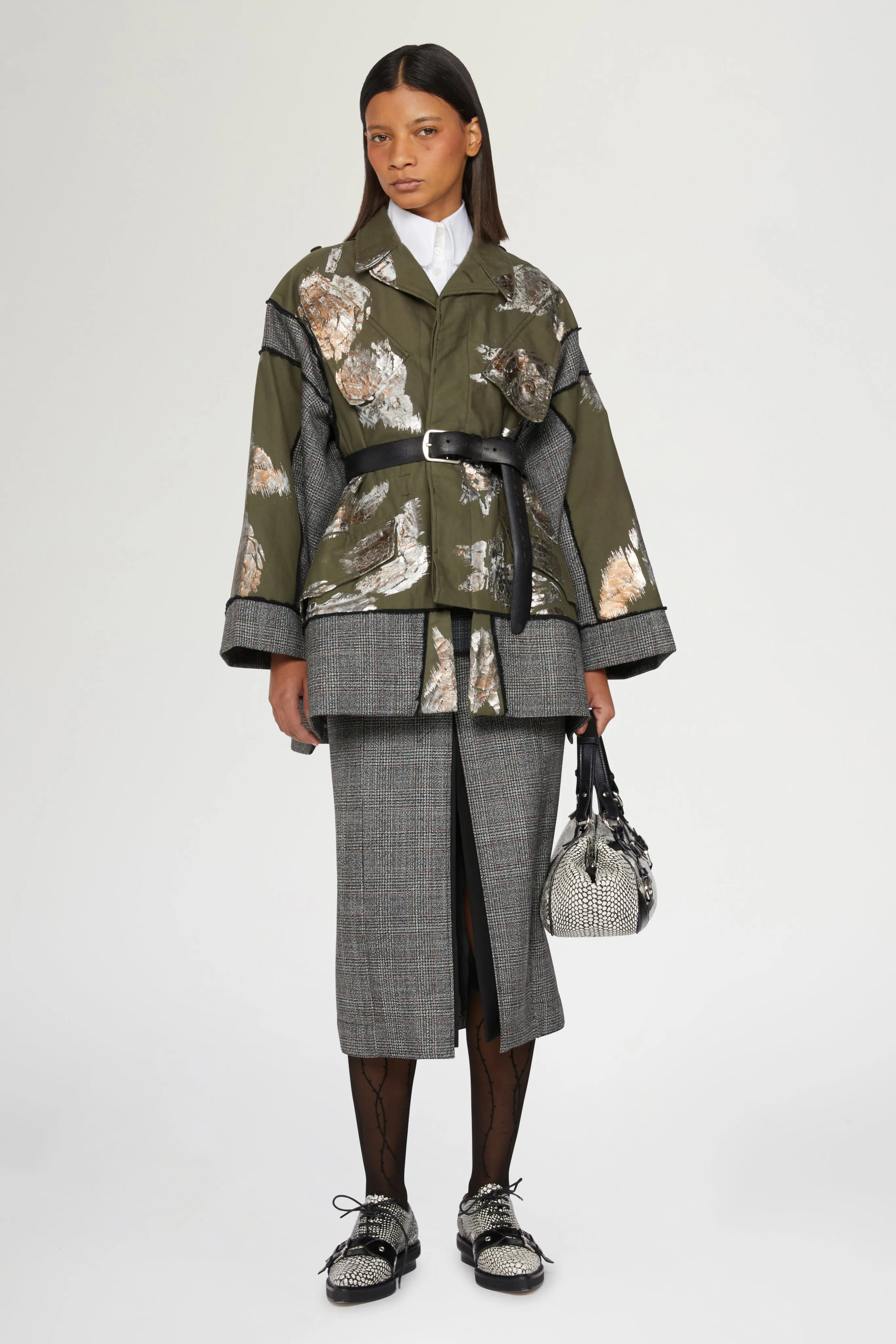 Rose Patchwork Parka sold by Antonio Marras product image thumbnail 2