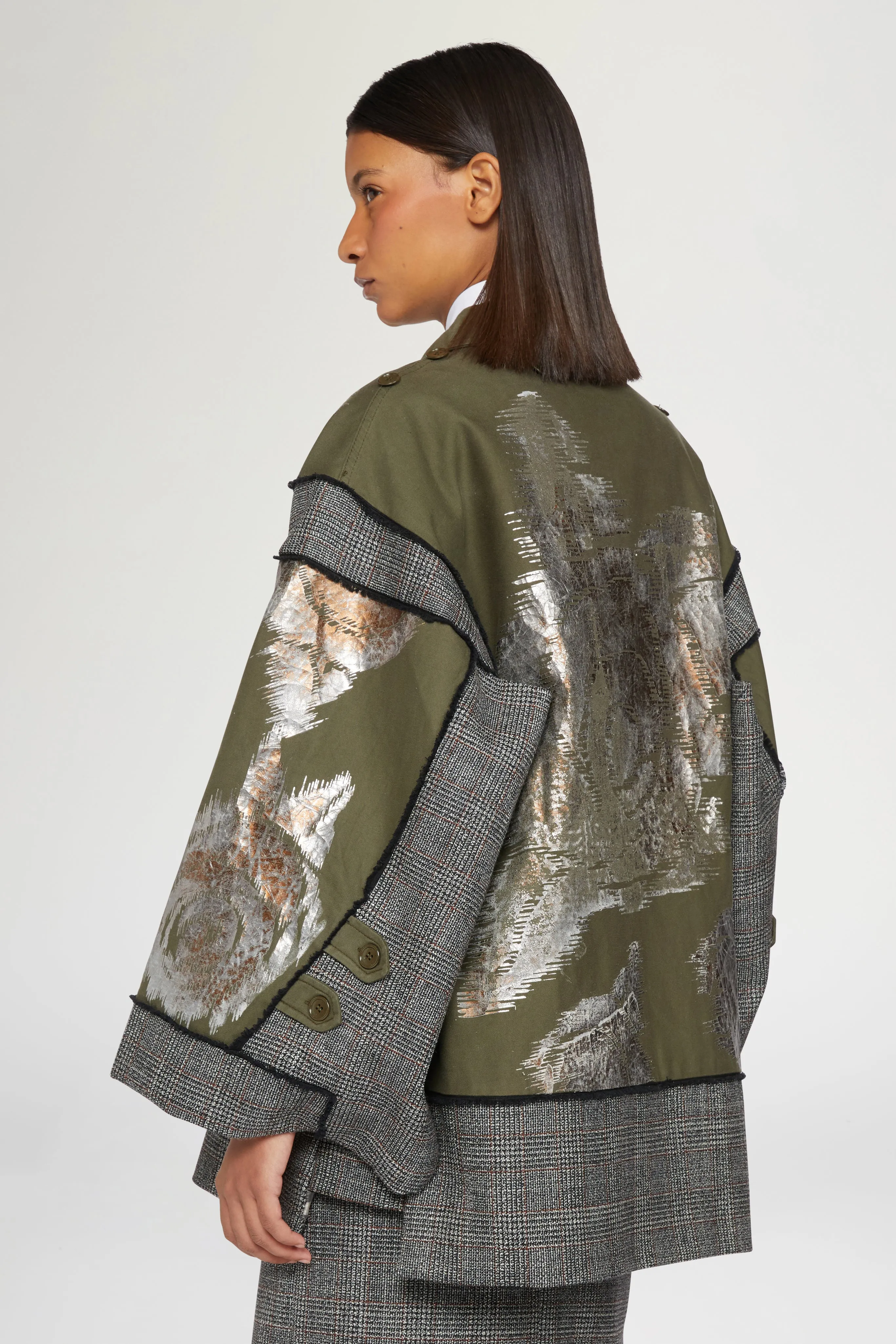 Rose Patchwork Parka sold by Antonio Marras product image thumbnail 3
