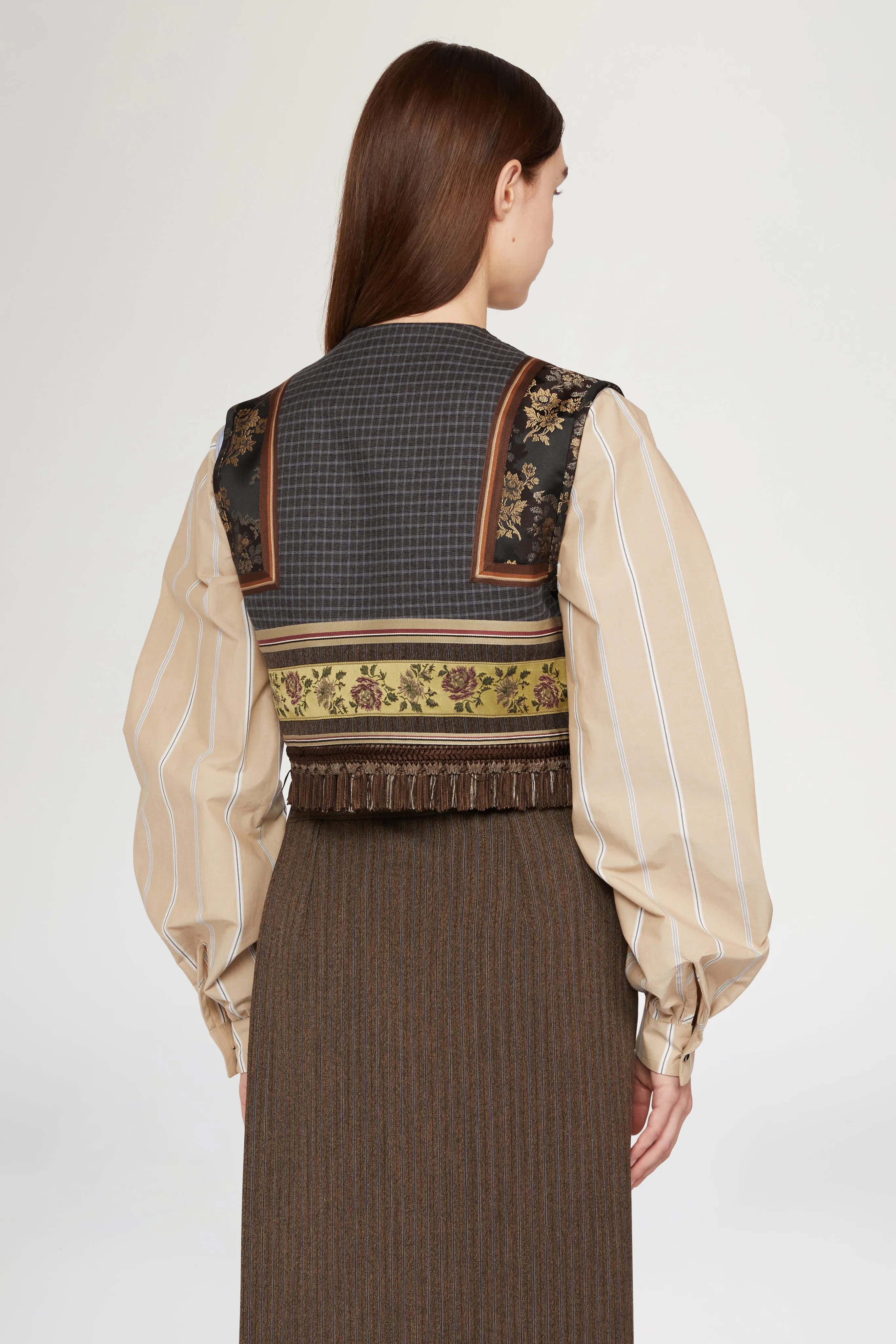 Patchwork Vest with Jacquard Details sold by Antonio Marras product image thumbnail 3