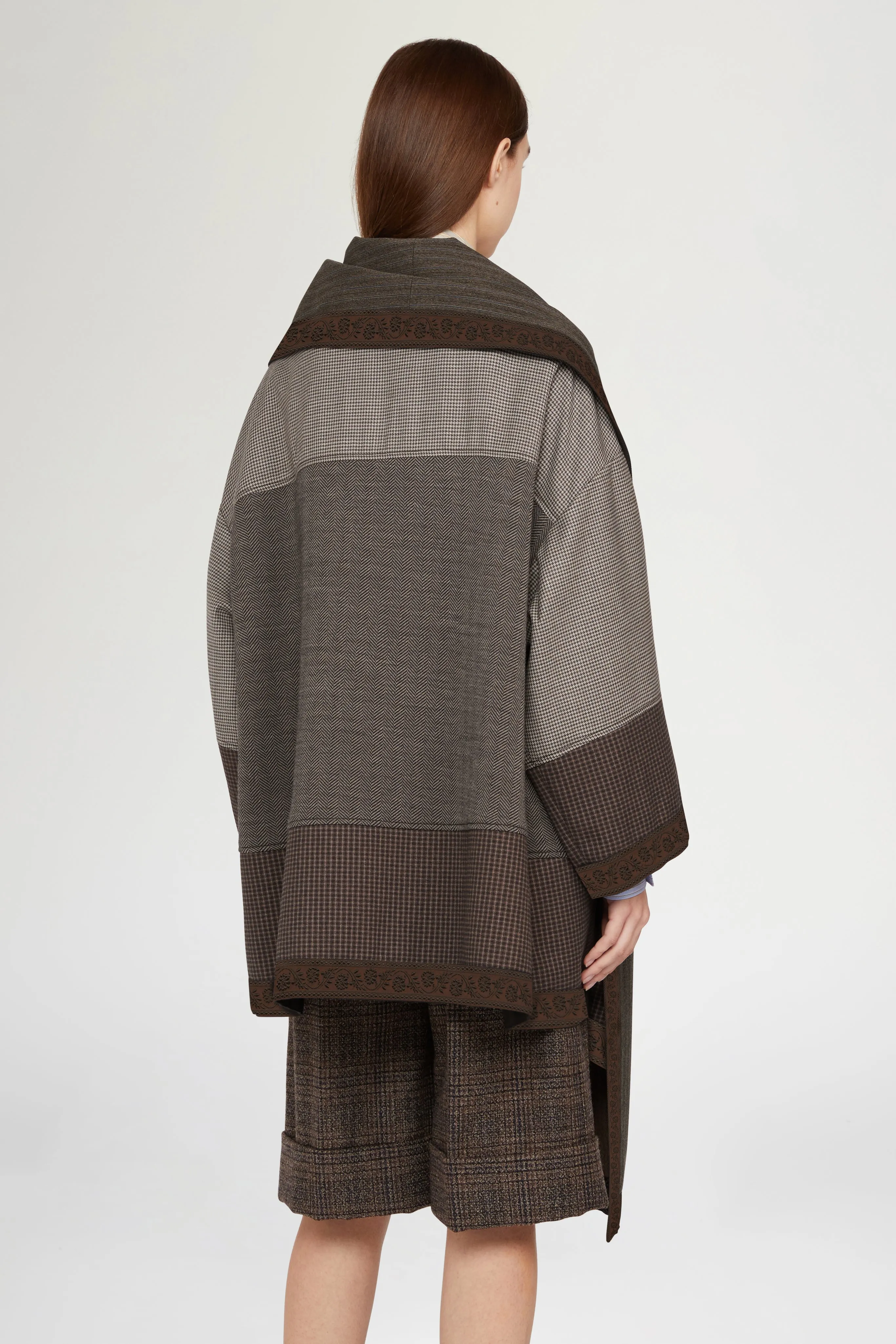 Wool Coat with Integrated Scarf sold by Antonio Marras product image thumbnail 3