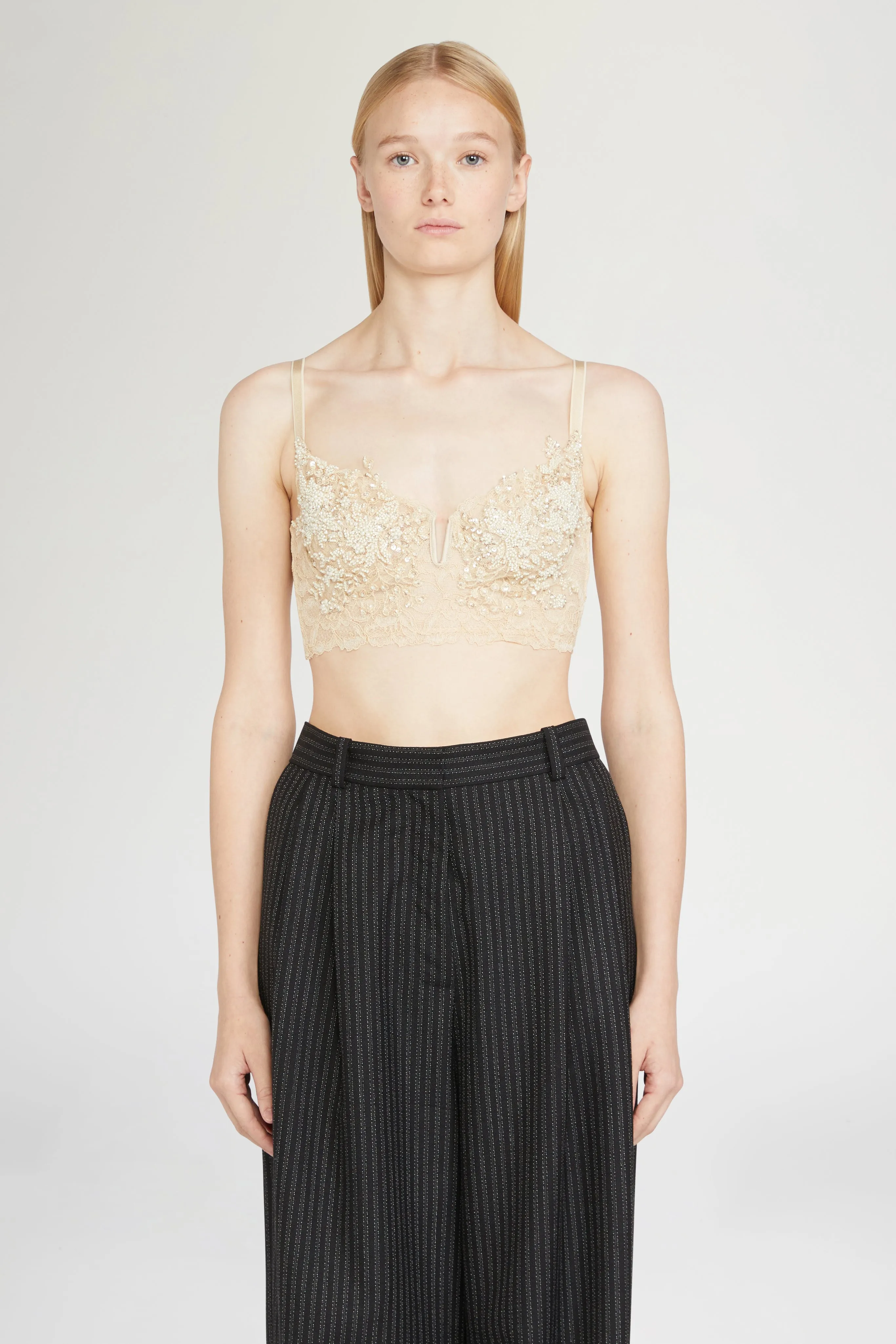Ivory Lace Bralette sold by Antonio Marras product image thumbnail 2