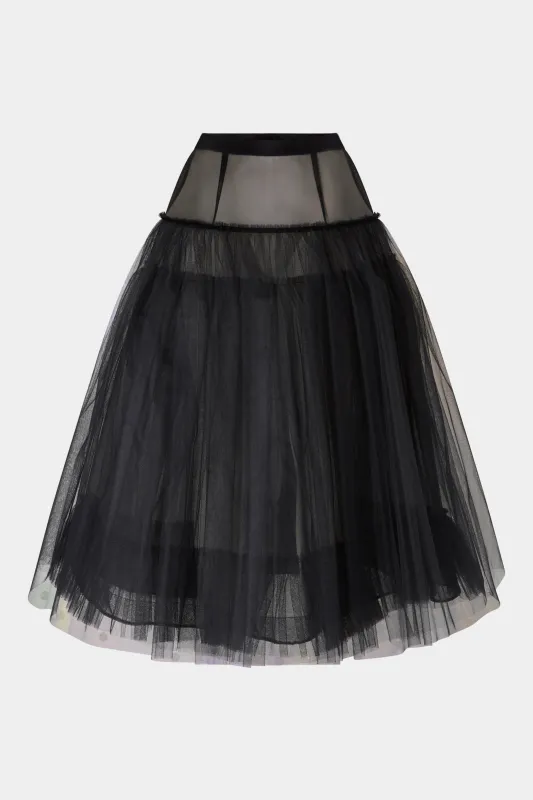 Black Tulle Underskirt made by Antonio Marras