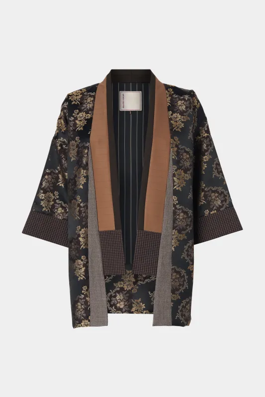 Kimono with Floral Jacquard Print sold by Antonio Marras