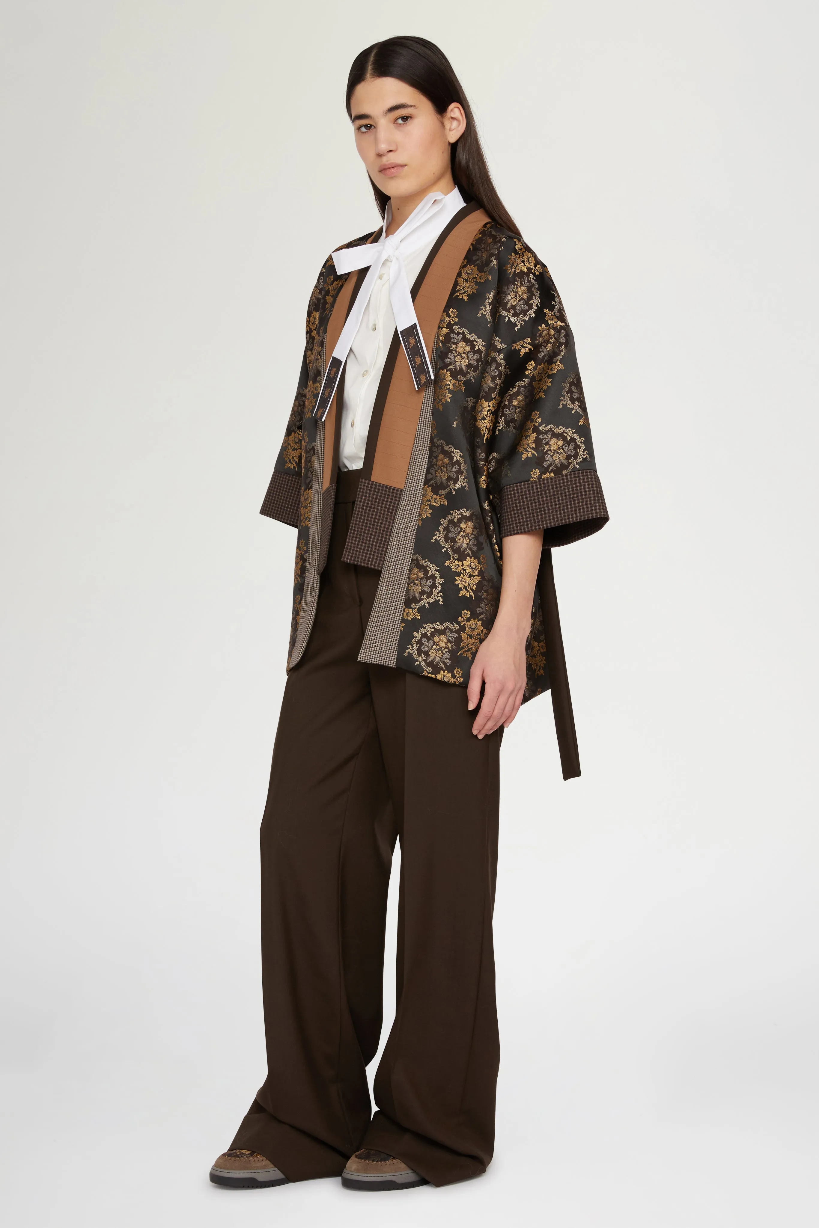 Kimono with Floral Jacquard Print sold by Antonio Marras product image thumbnail 2