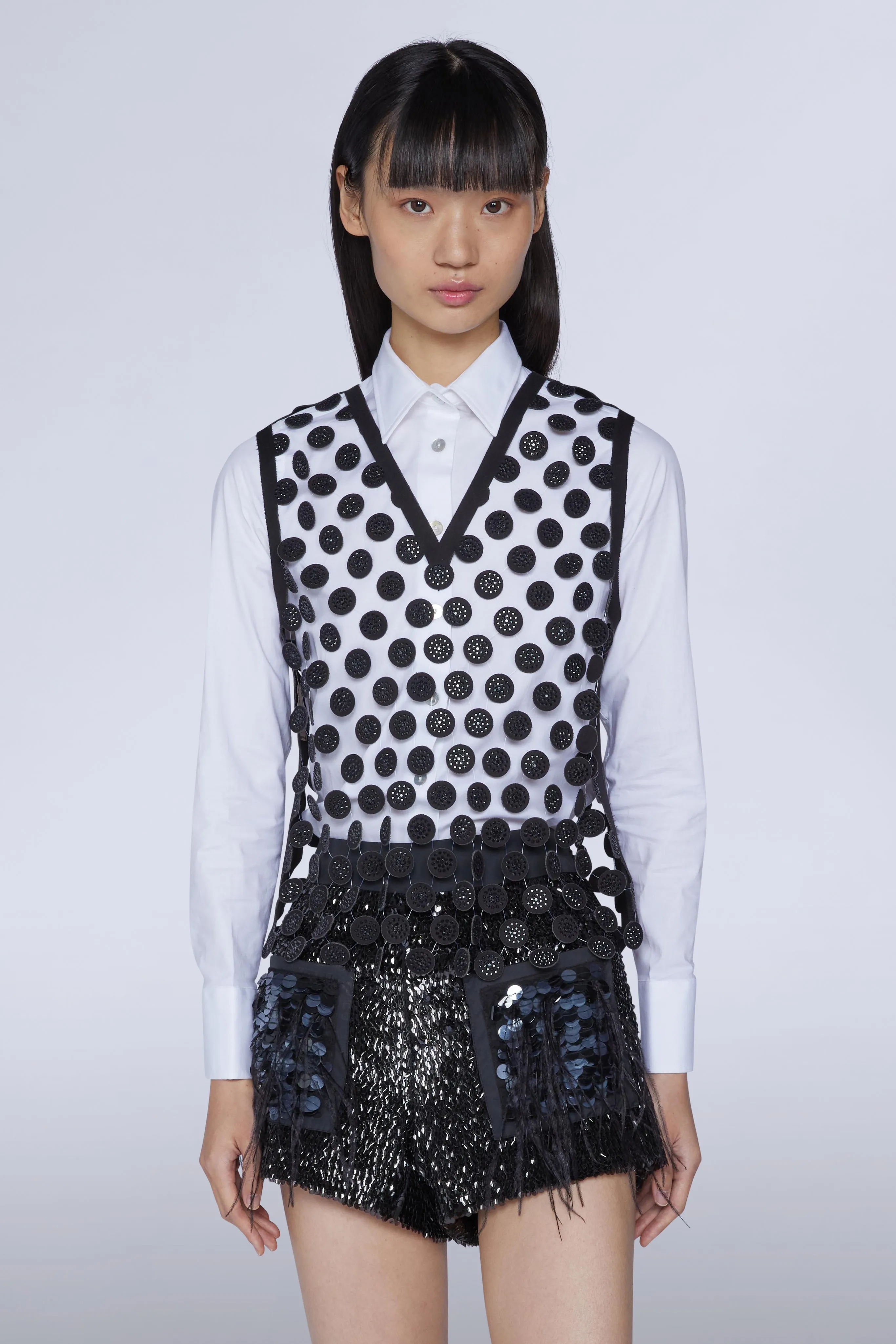 Sheer Top with Black Polka Dots sold by Antonio Marras product image thumbnail 2