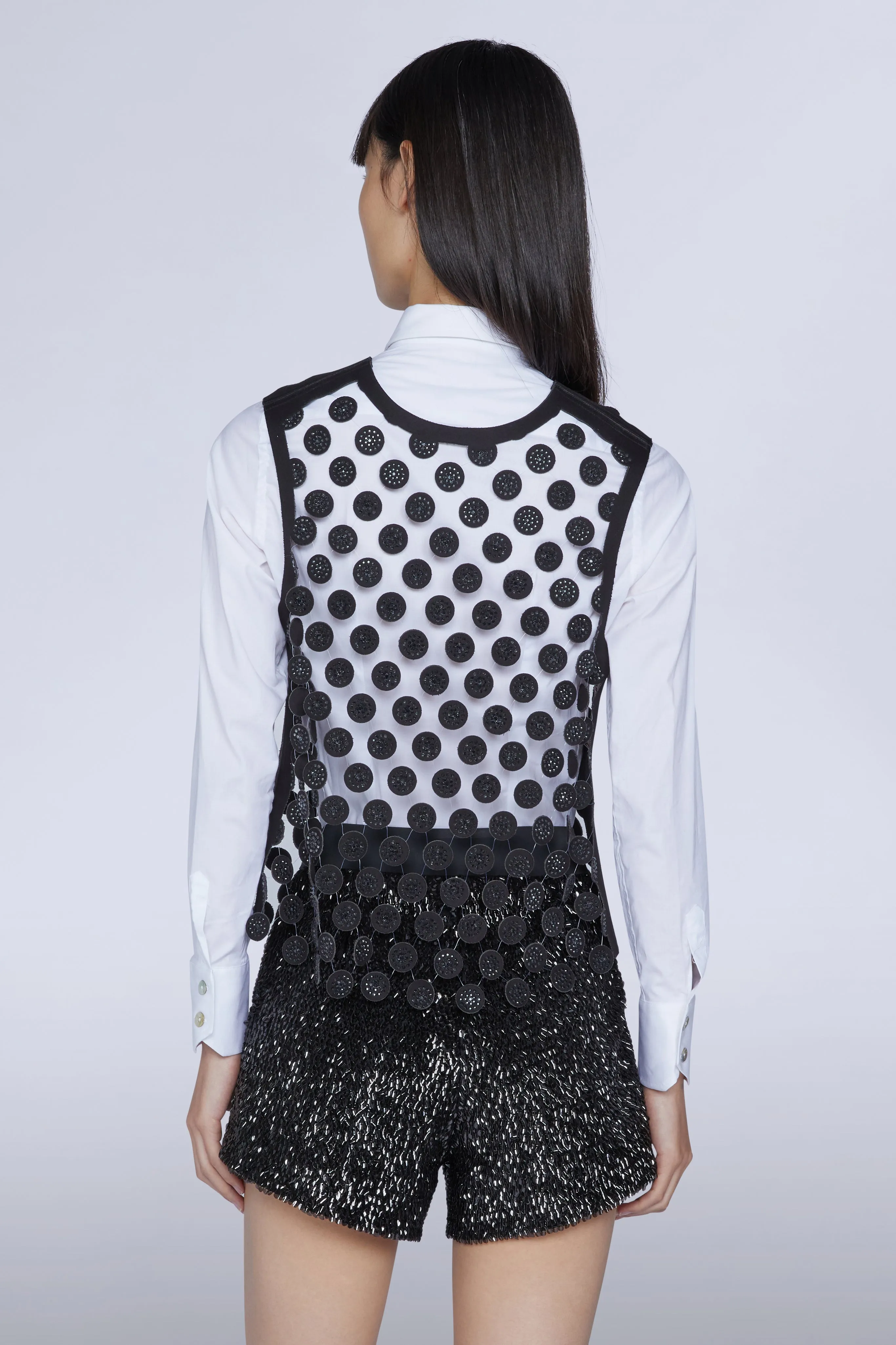 Sheer Top with Black Polka Dots sold by Antonio Marras product image thumbnail 4