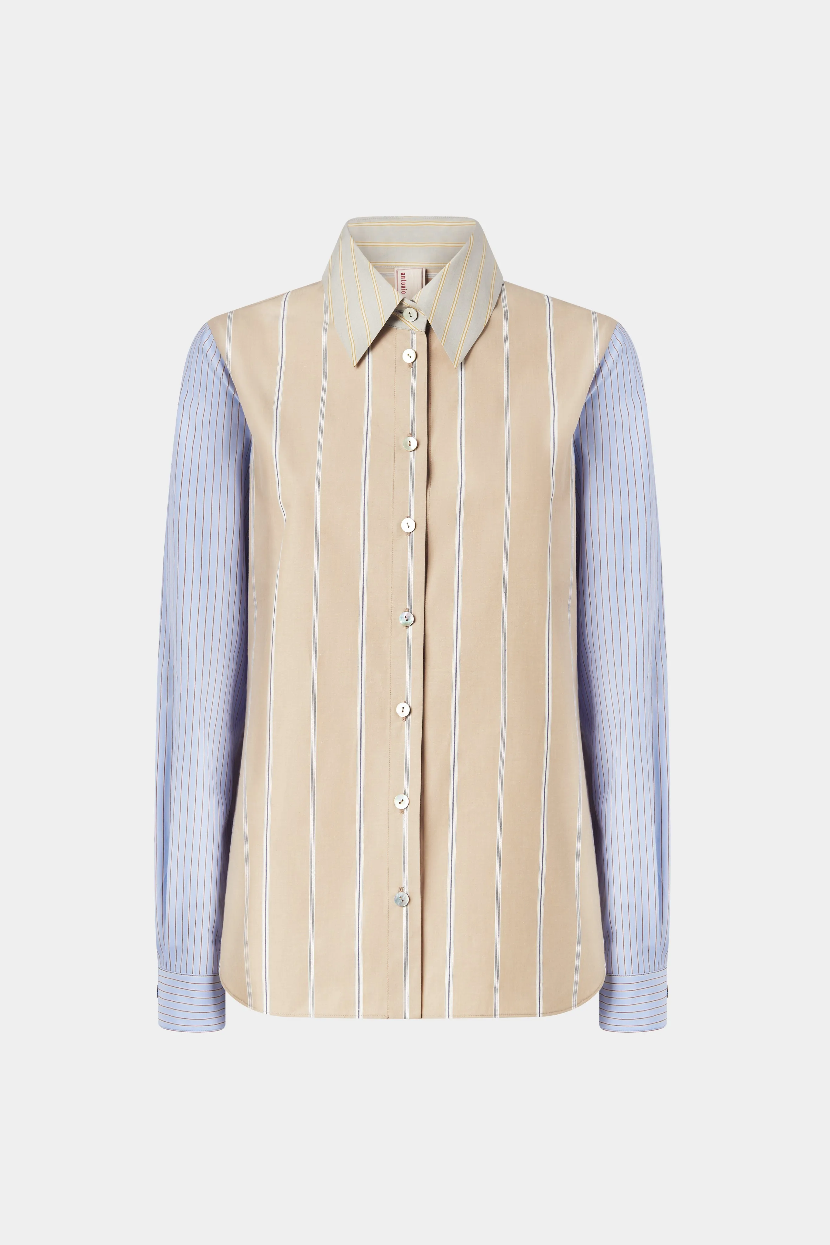 Slim-Fit Striped Cotton Shirt sold by Antonio Marras