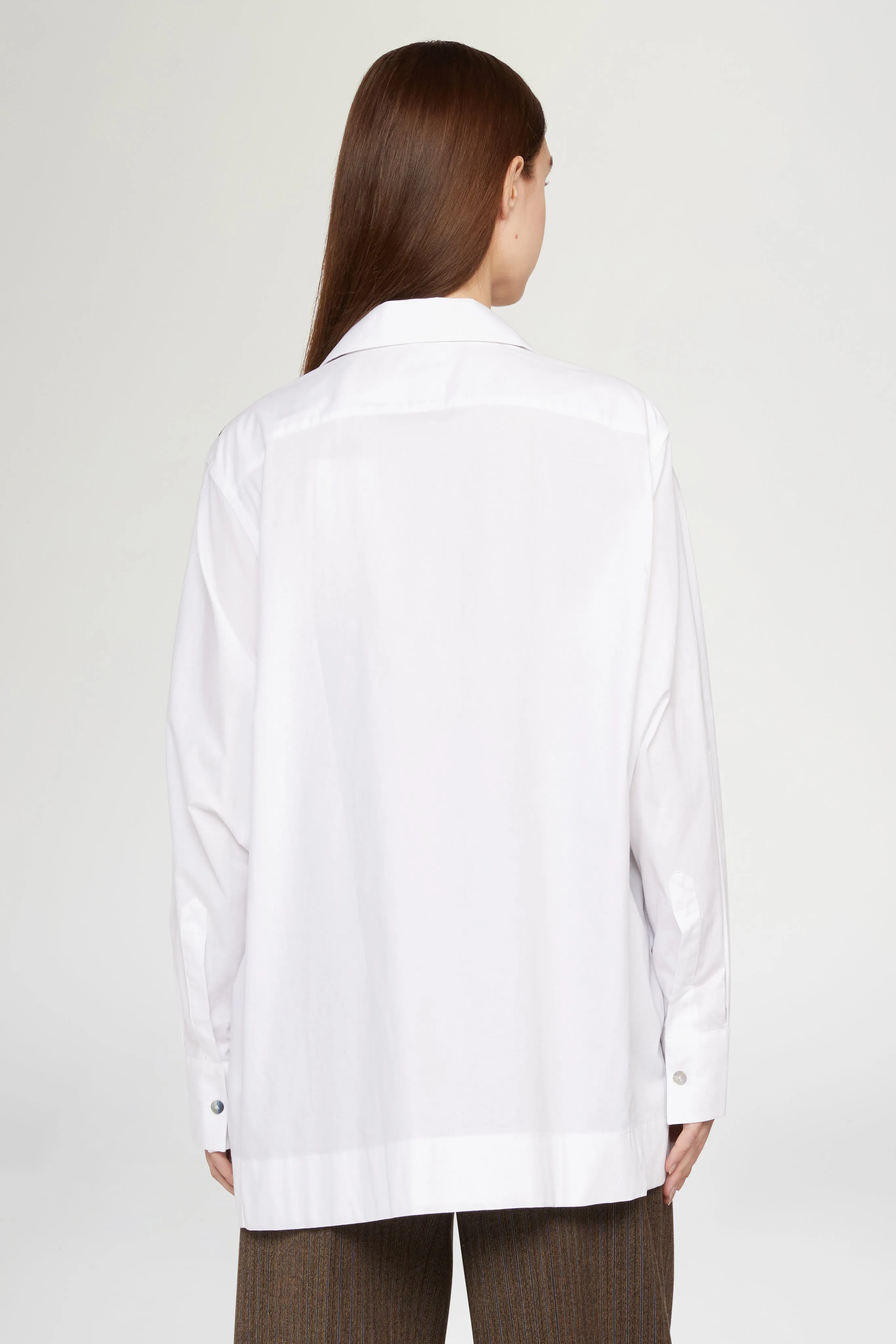 White Cotton Shirt with Sequinned Embroidery sold by Antonio Marras product image thumbnail 3