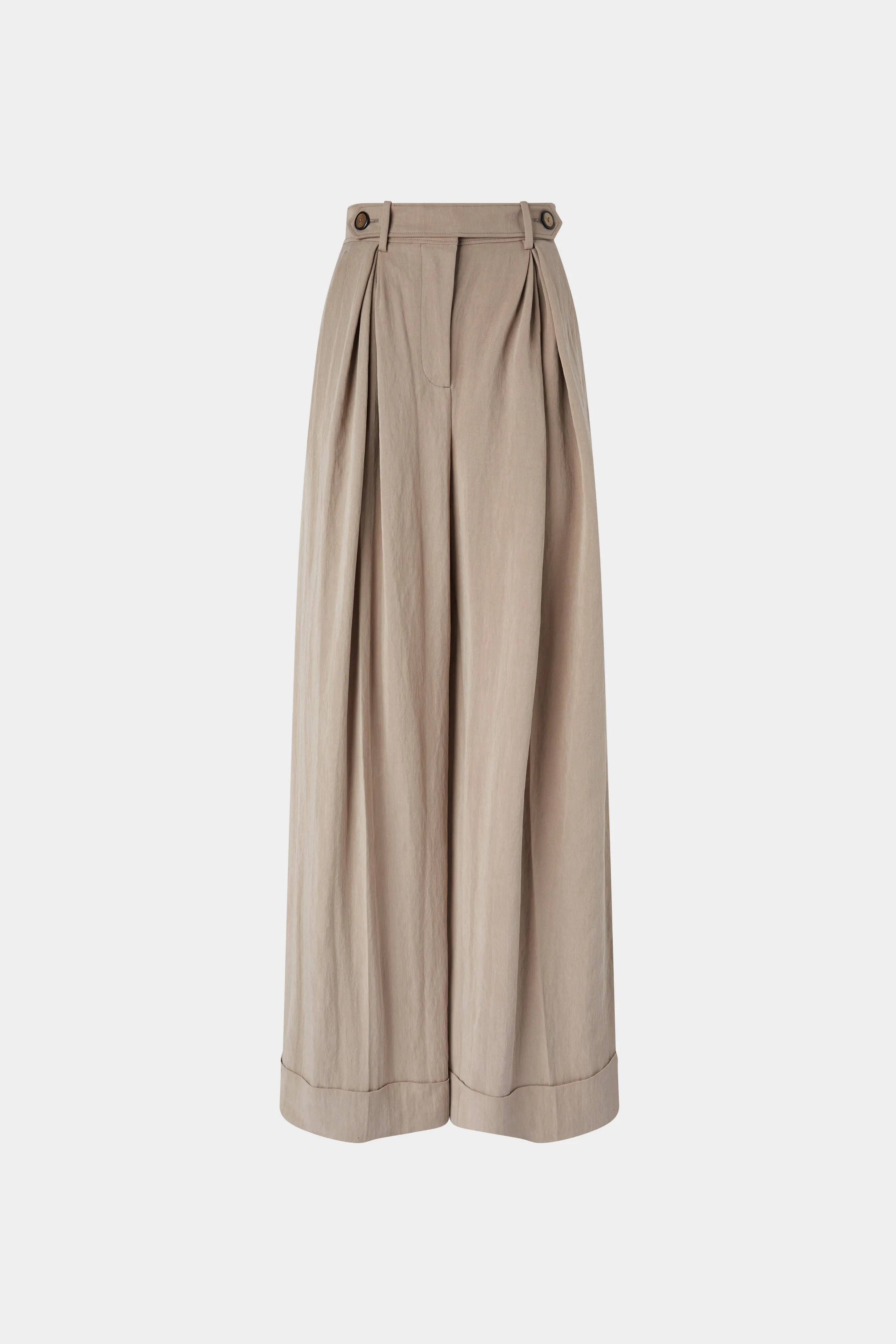 Taupe Palazzo Pants sold by Antonio Marras