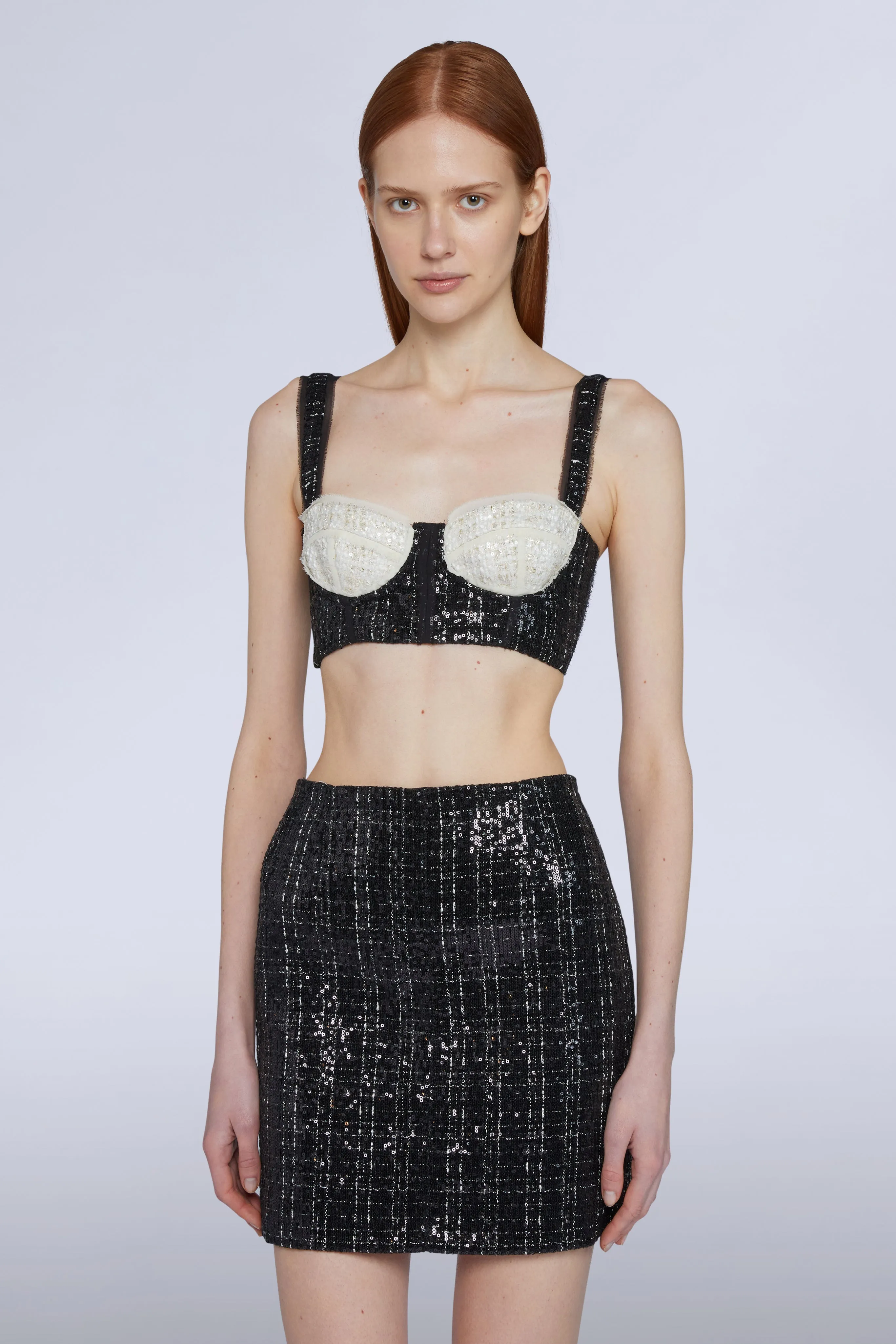 Tweed Bra Top with Sequins sold by Antonio Marras product image thumbnail 2