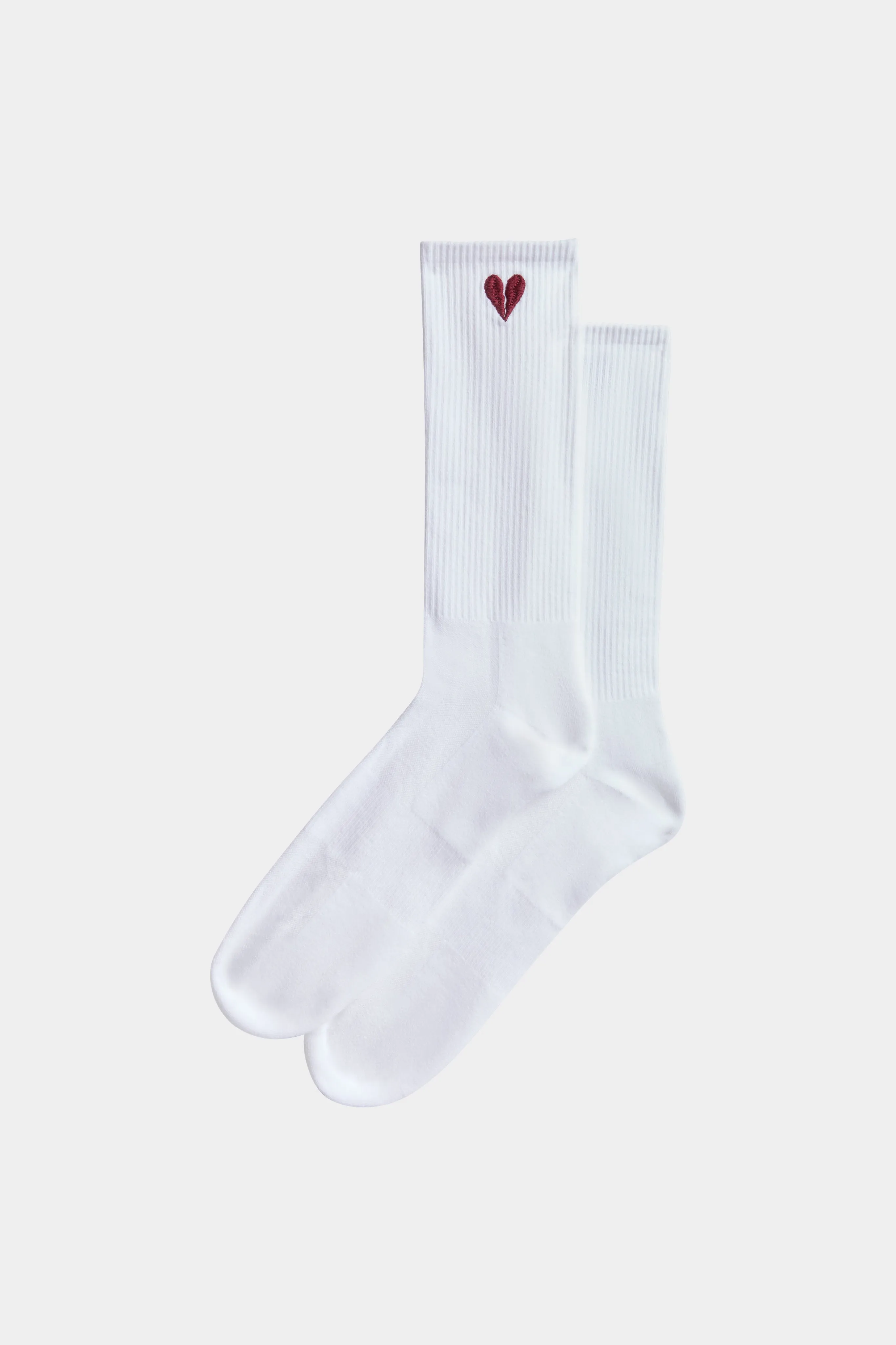 White Socks with Broken Heart sold by Antonio Marras