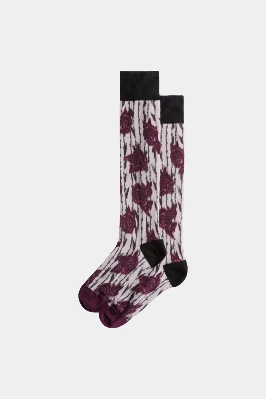 Socks with Rose Print sold by Antonio Marras