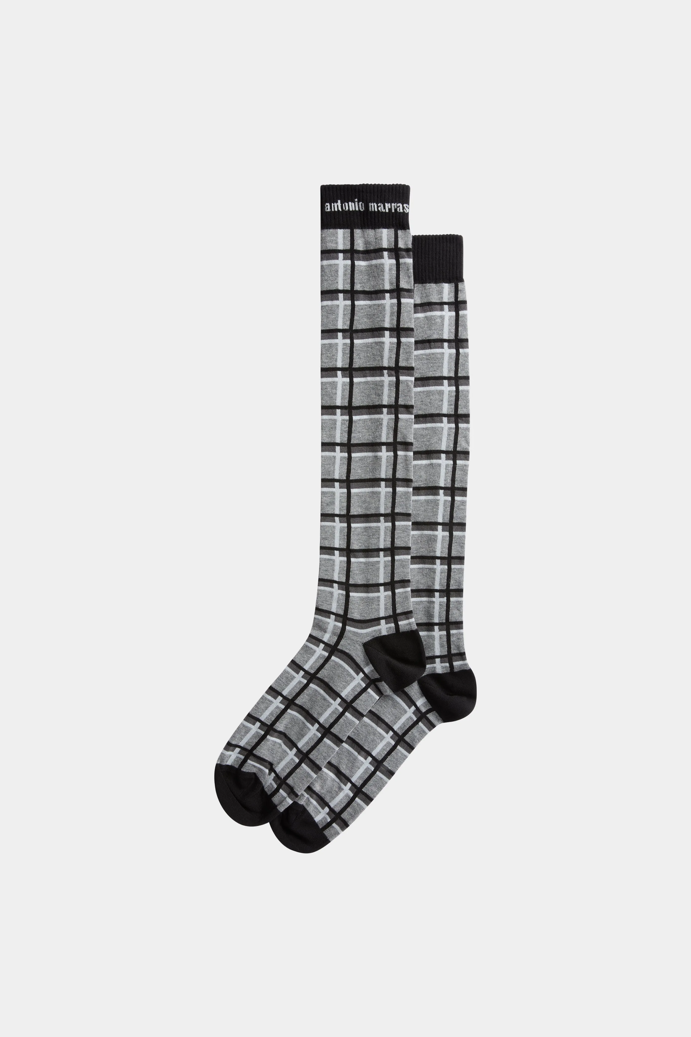 Grey & Black Checked Socks sold by Antonio Marras