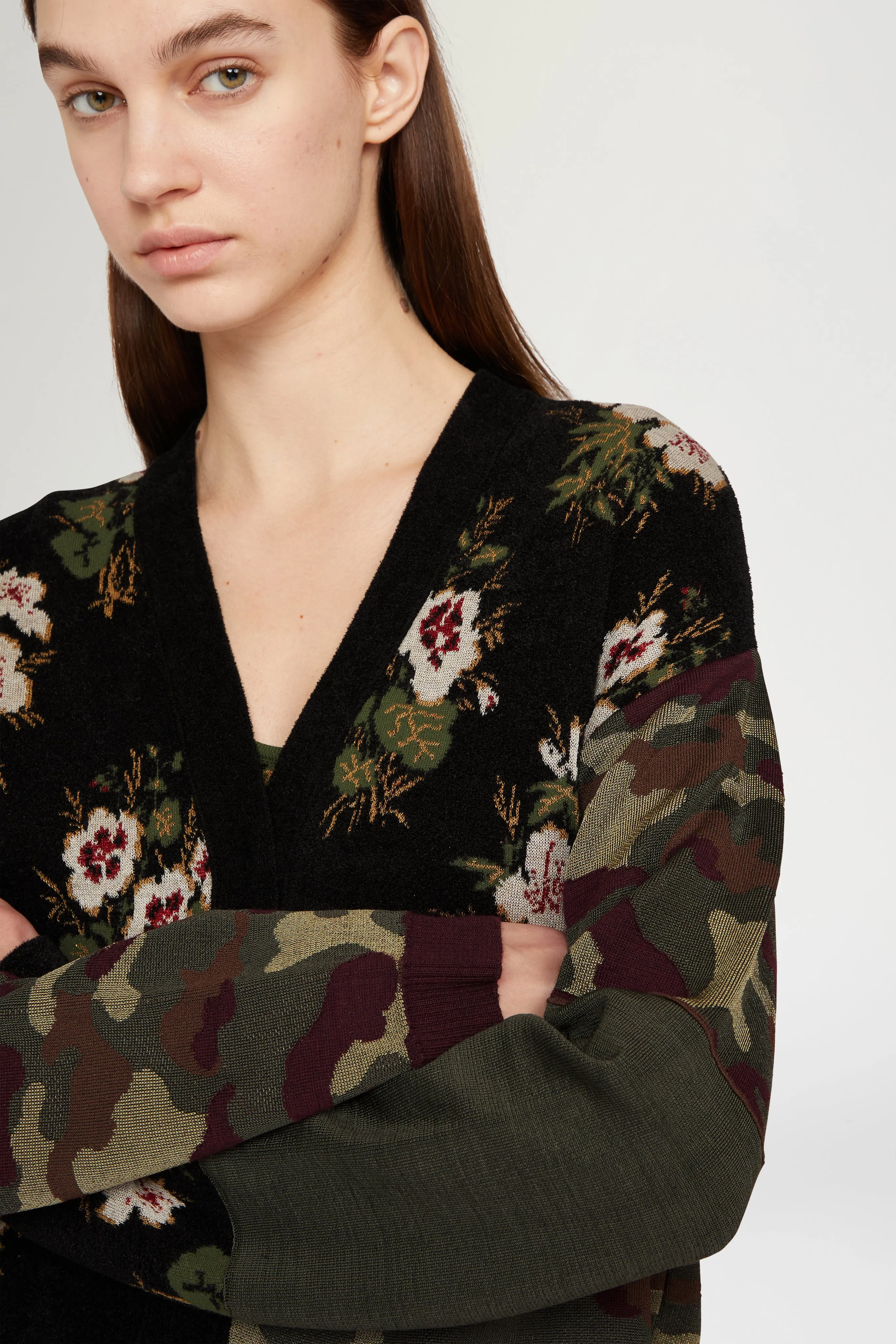 Floral & Camouflage Cardigan sold by Antonio Marras product image thumbnail 4