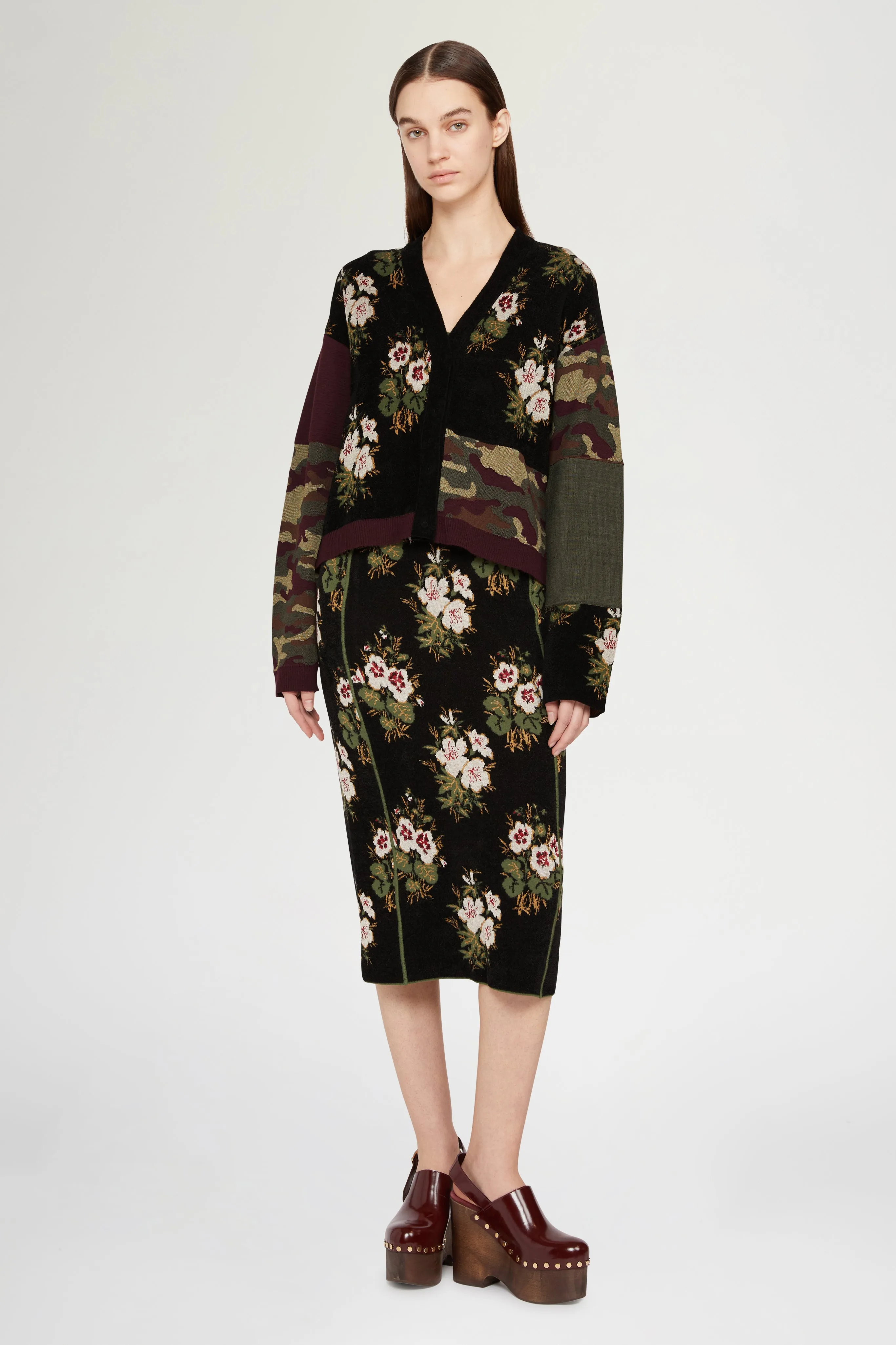 Floral & Camouflage Cardigan sold by Antonio Marras product image thumbnail 2