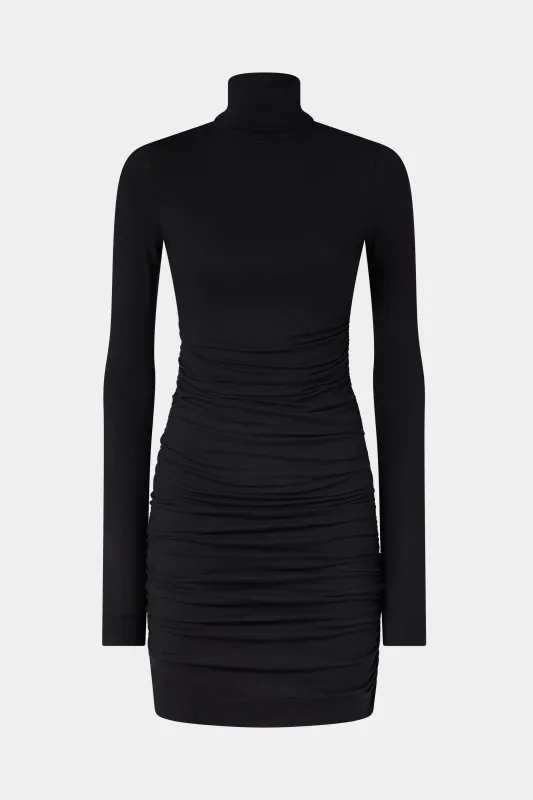 Black Jersey Mini Dress made by Antonio Marras