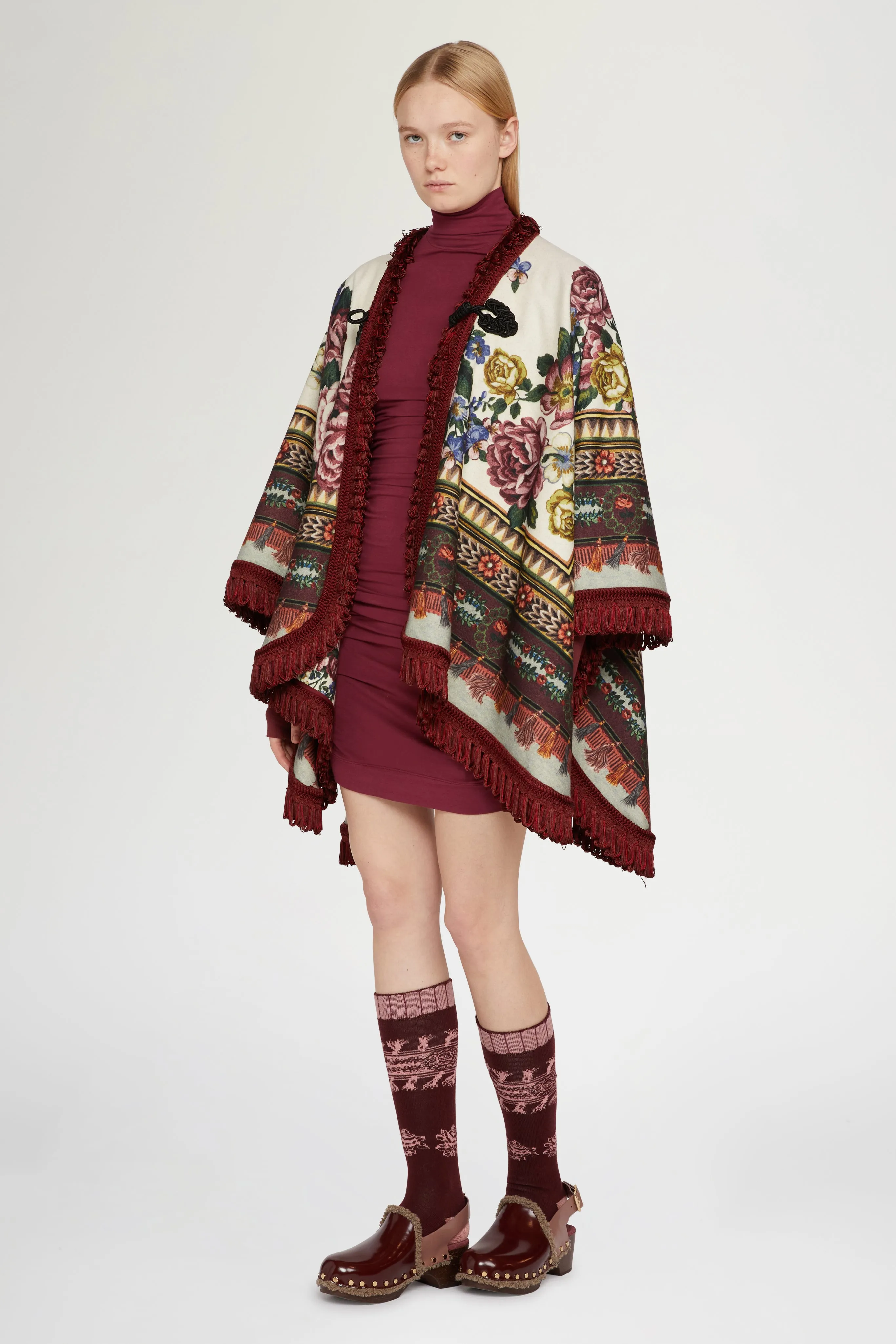 Bordeaux Jersey Mini Dress sold by Antonio Marras product image thumbnail 2