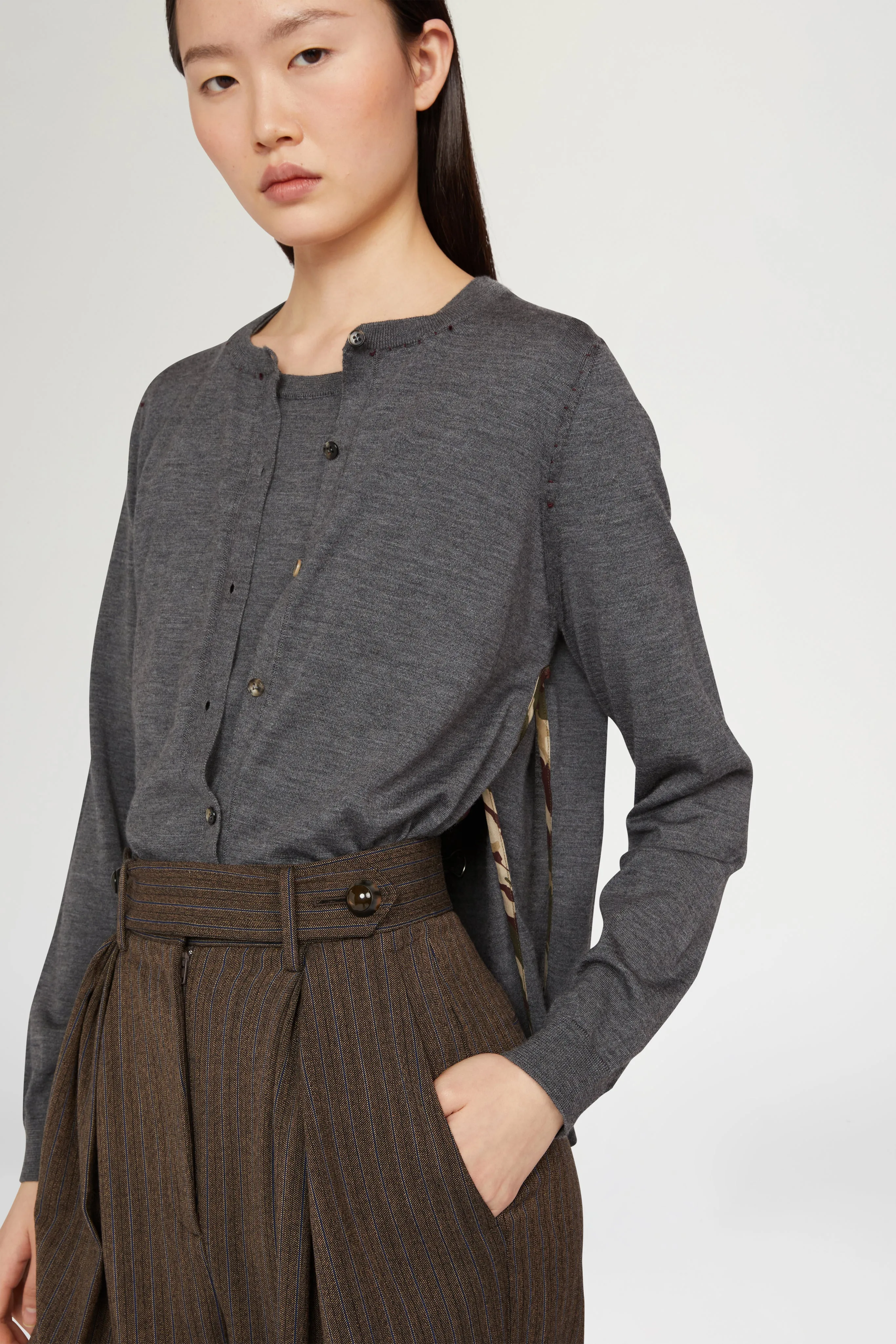 Cashmere Cardigan with Slit sold by Antonio Marras product image thumbnail 2