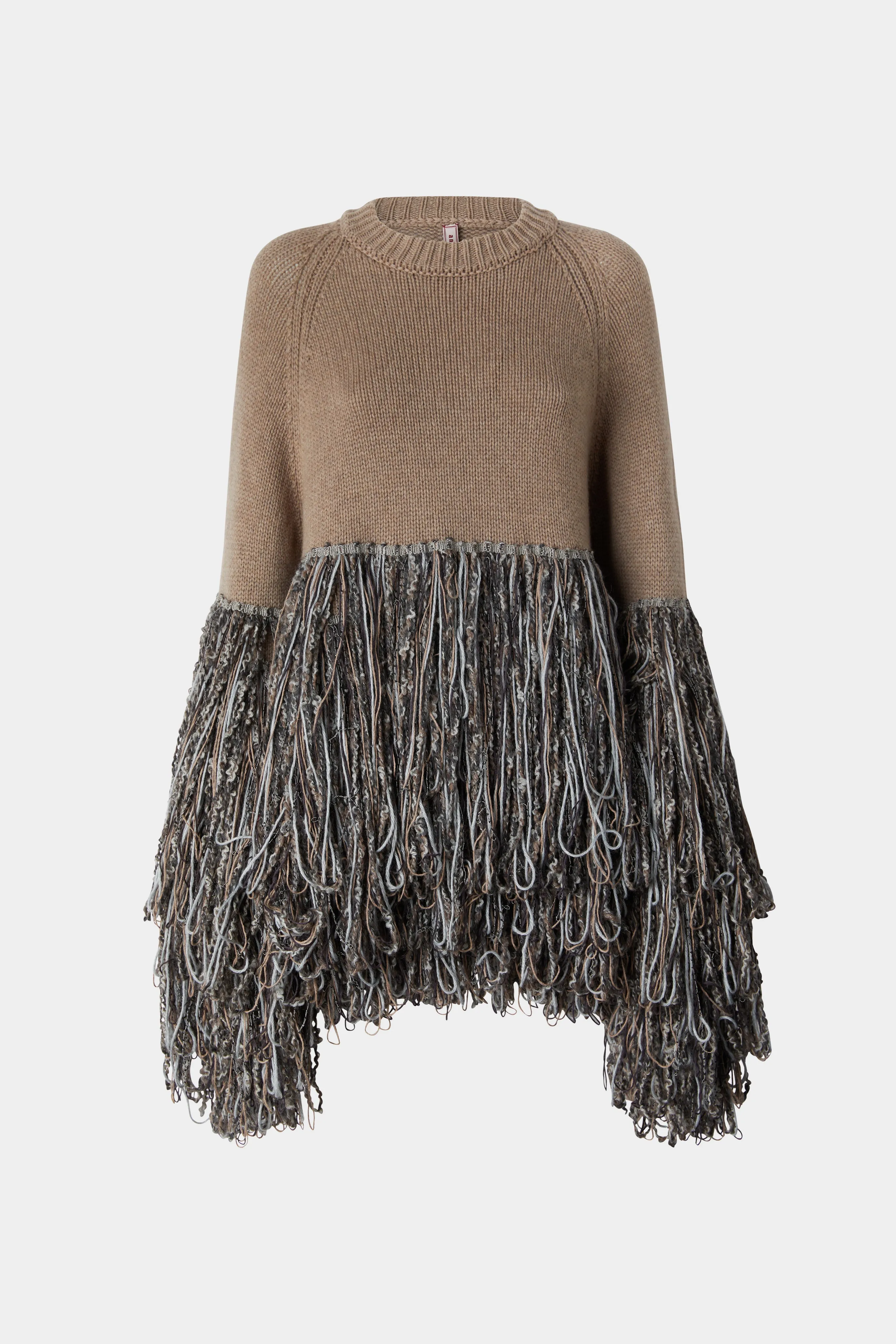 Cashmere Sweater with Fringes sold by Antonio Marras