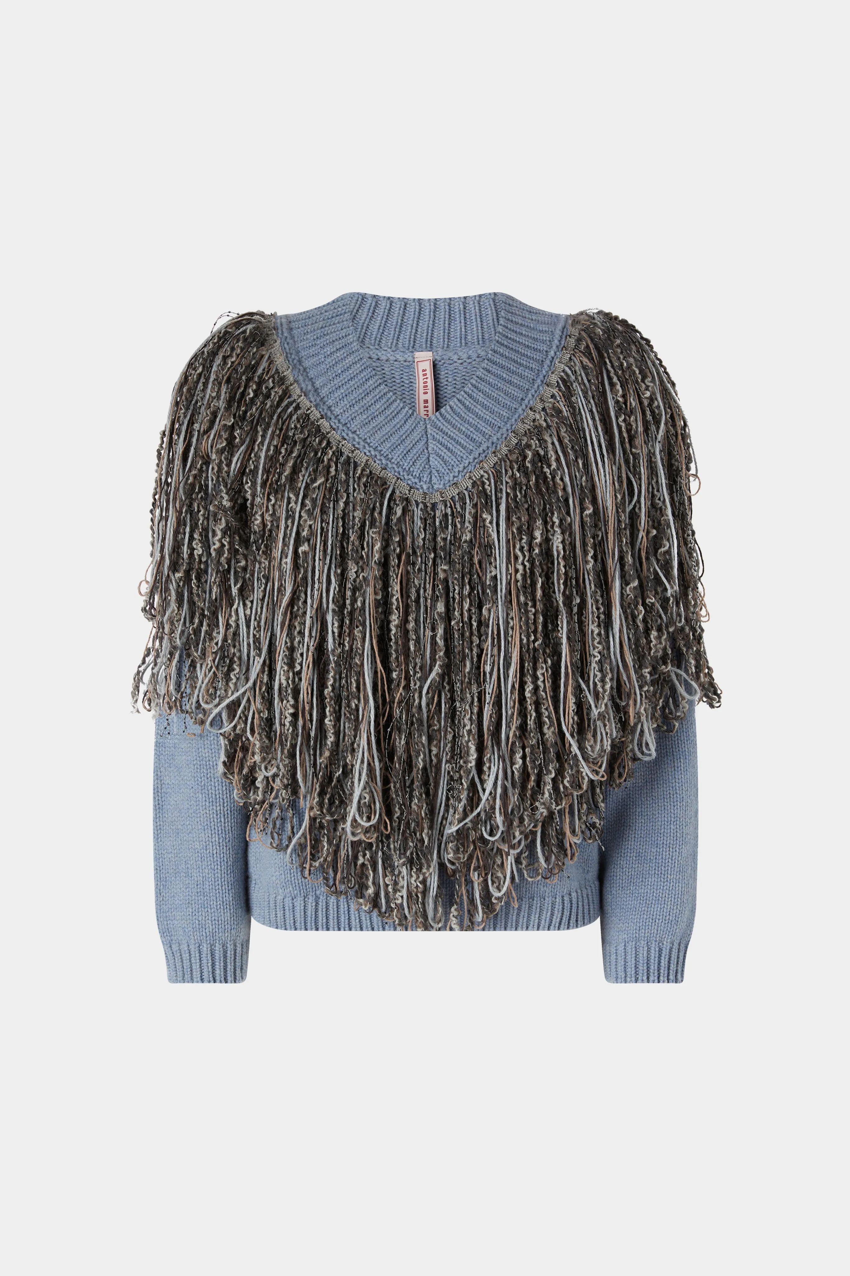 Cashmere Sweater with V-neck sold by Antonio Marras