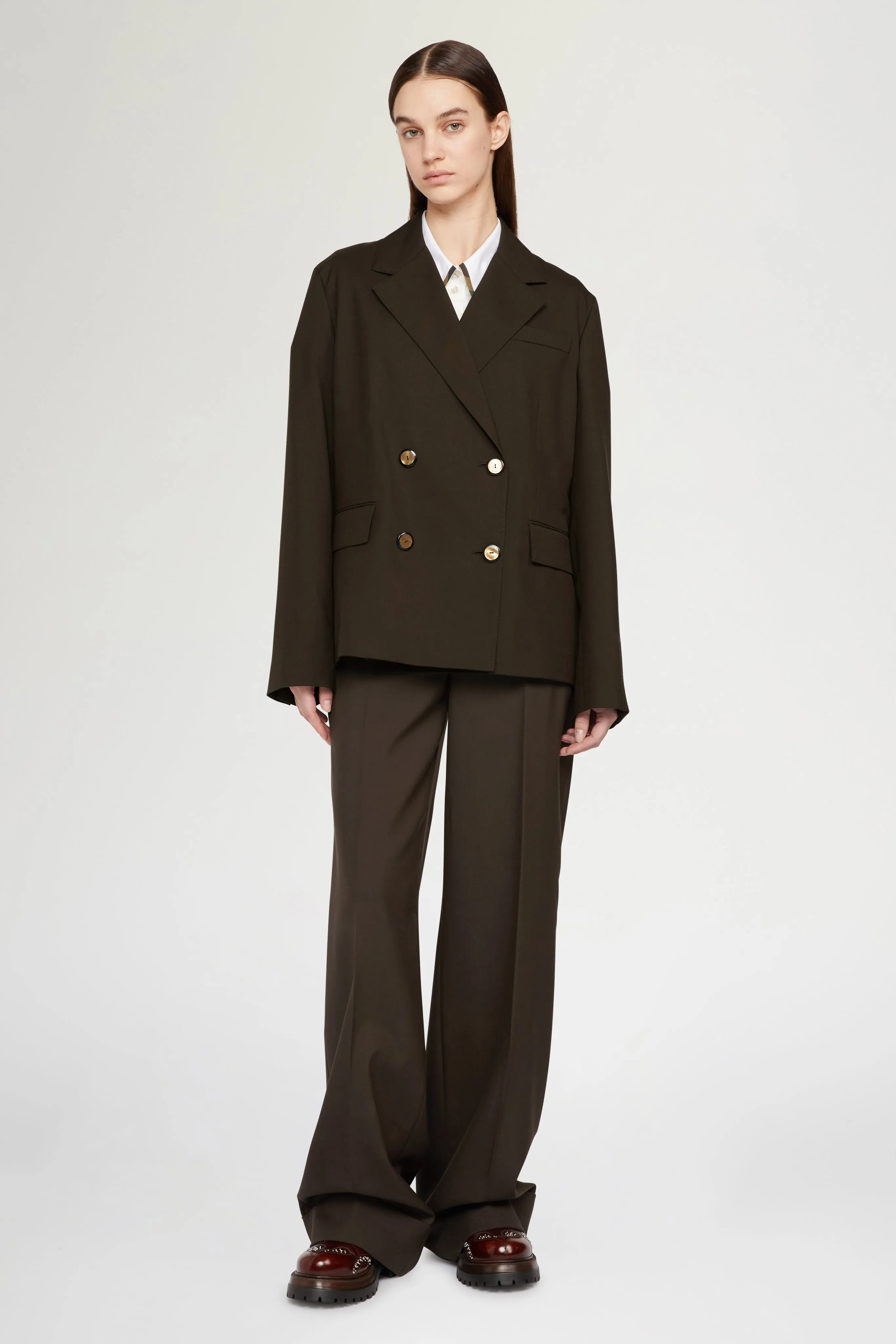 Brown Double-Breasted Blazer sold by Antonio Marras product image thumbnail 2