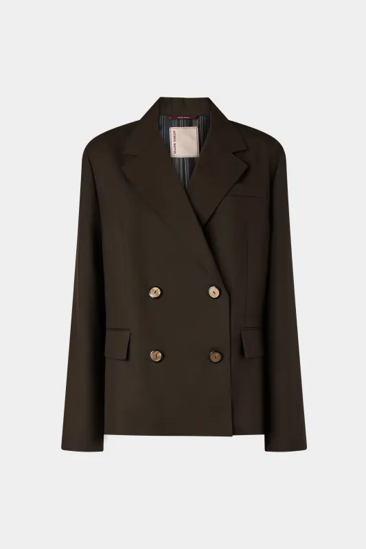 Brown Double-Breasted Blazer sold by Antonio Marras