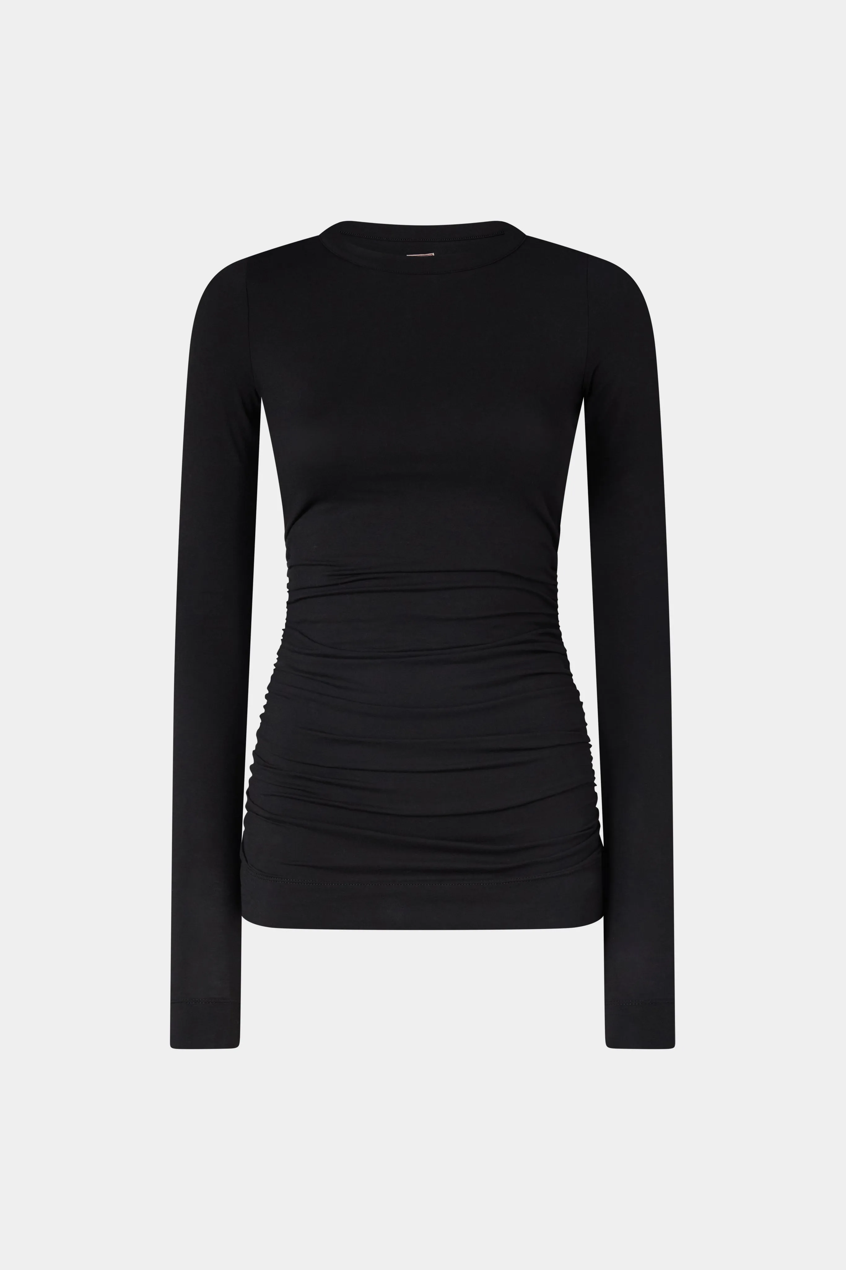 Black Long-Sleeved Jersey Top sold by Antonio Marras