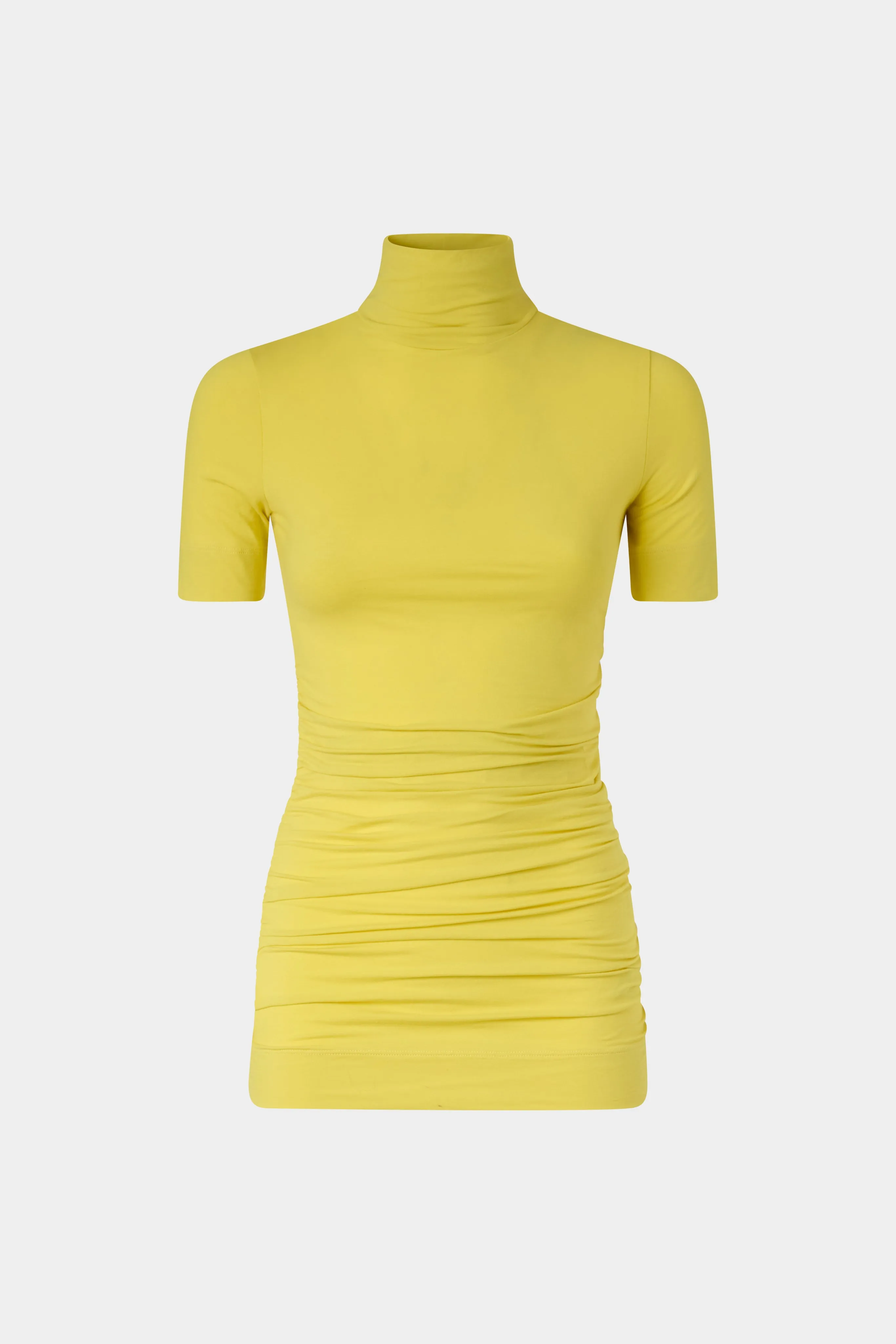 Yellow Jersey Turtleneck Top sold by Antonio Marras