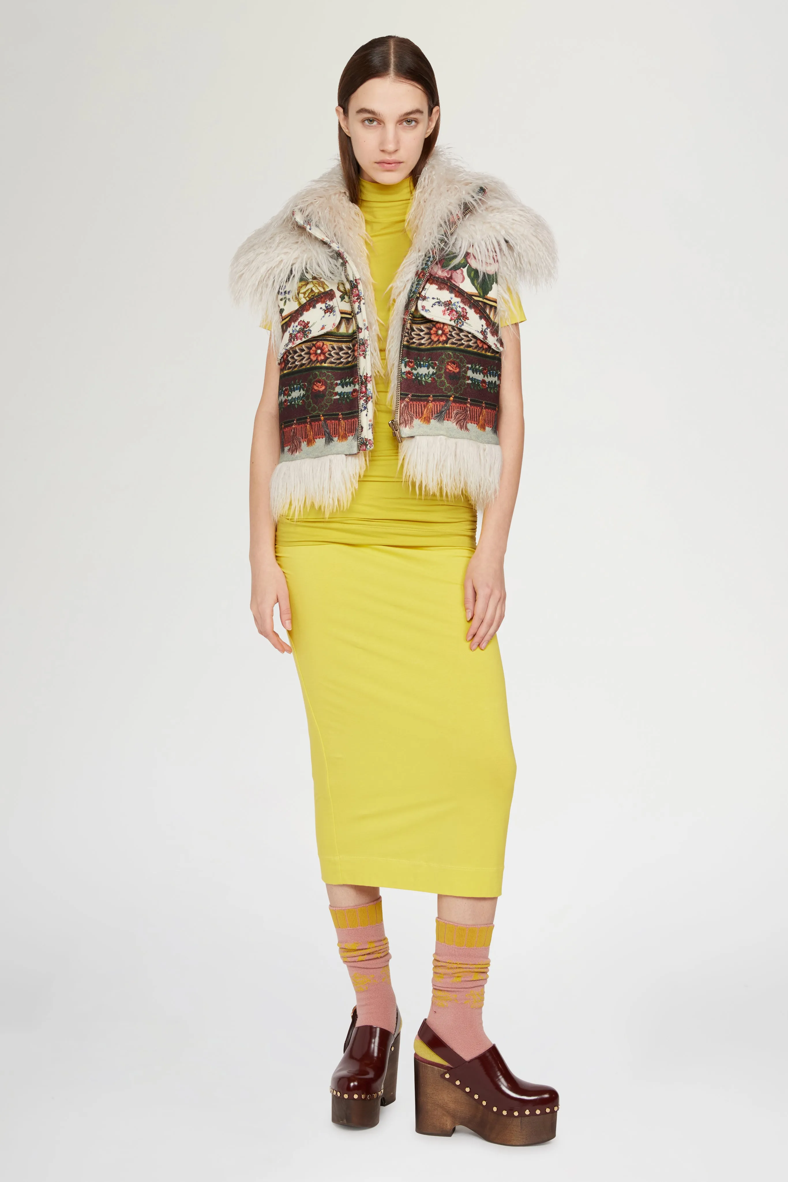 Yellow Jersey Turtleneck Top sold by Antonio Marras product image thumbnail 2