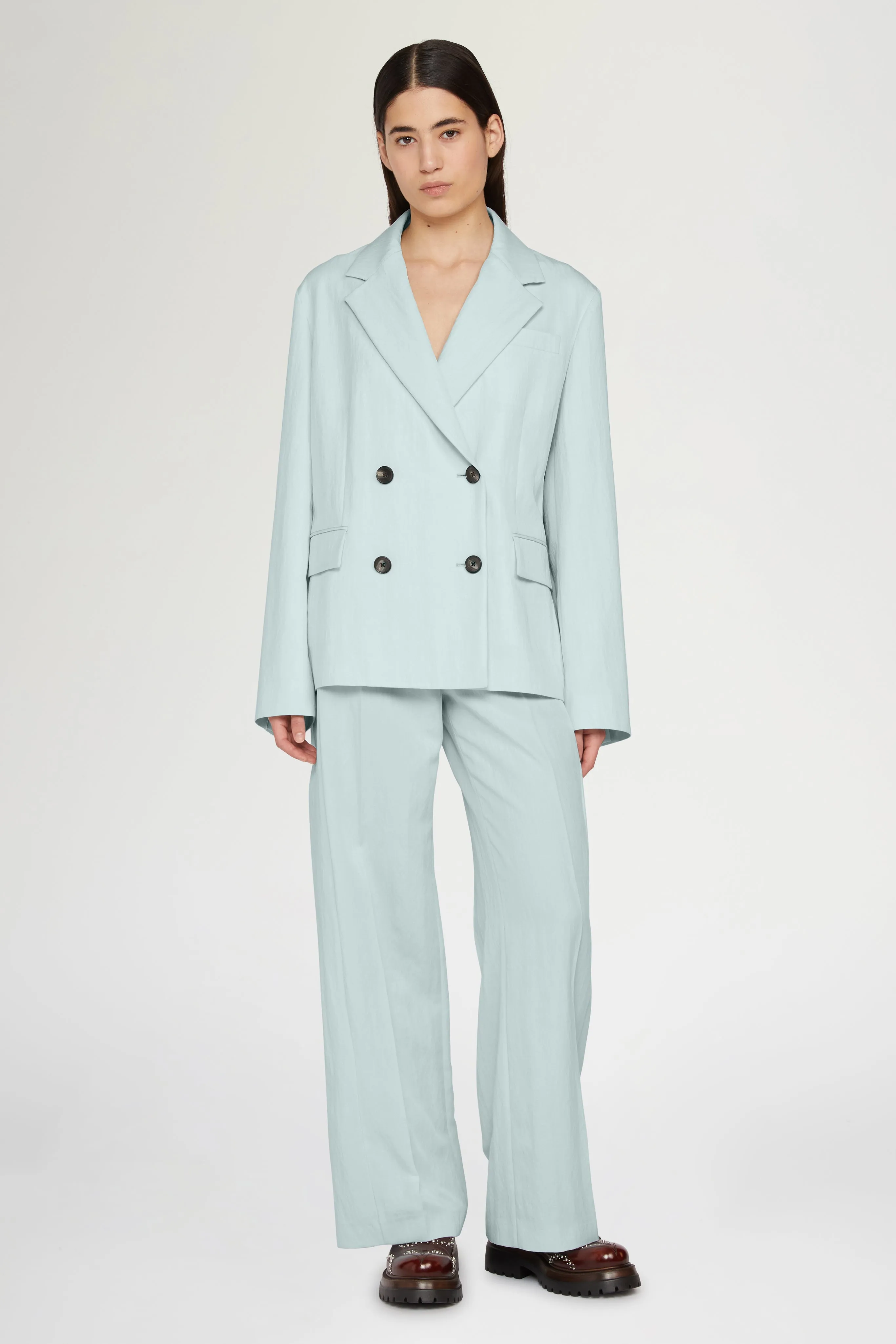 Light-Blue Double-Breasted Blazer sold by Antonio Marras product image thumbnail 2