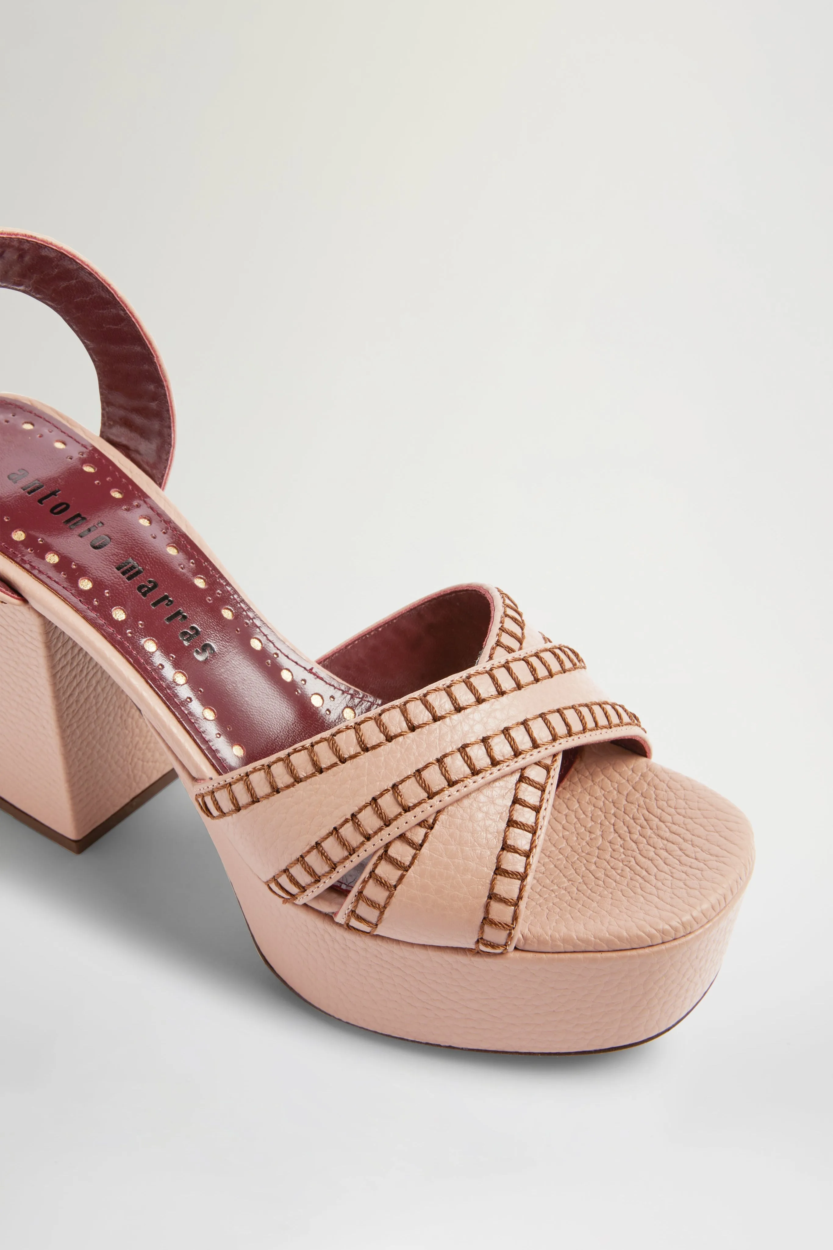 Pink Dana Sandals sold by Antonio Marras product image thumbnail 4