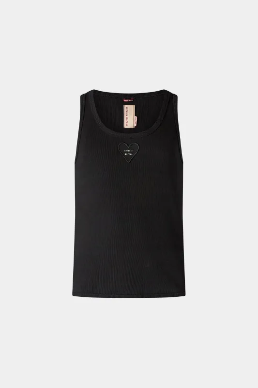 Black Tank Top made by Antonio Marras