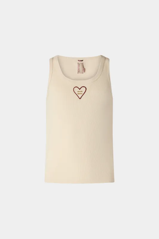 Beige Tank Top made by Antonio Marras