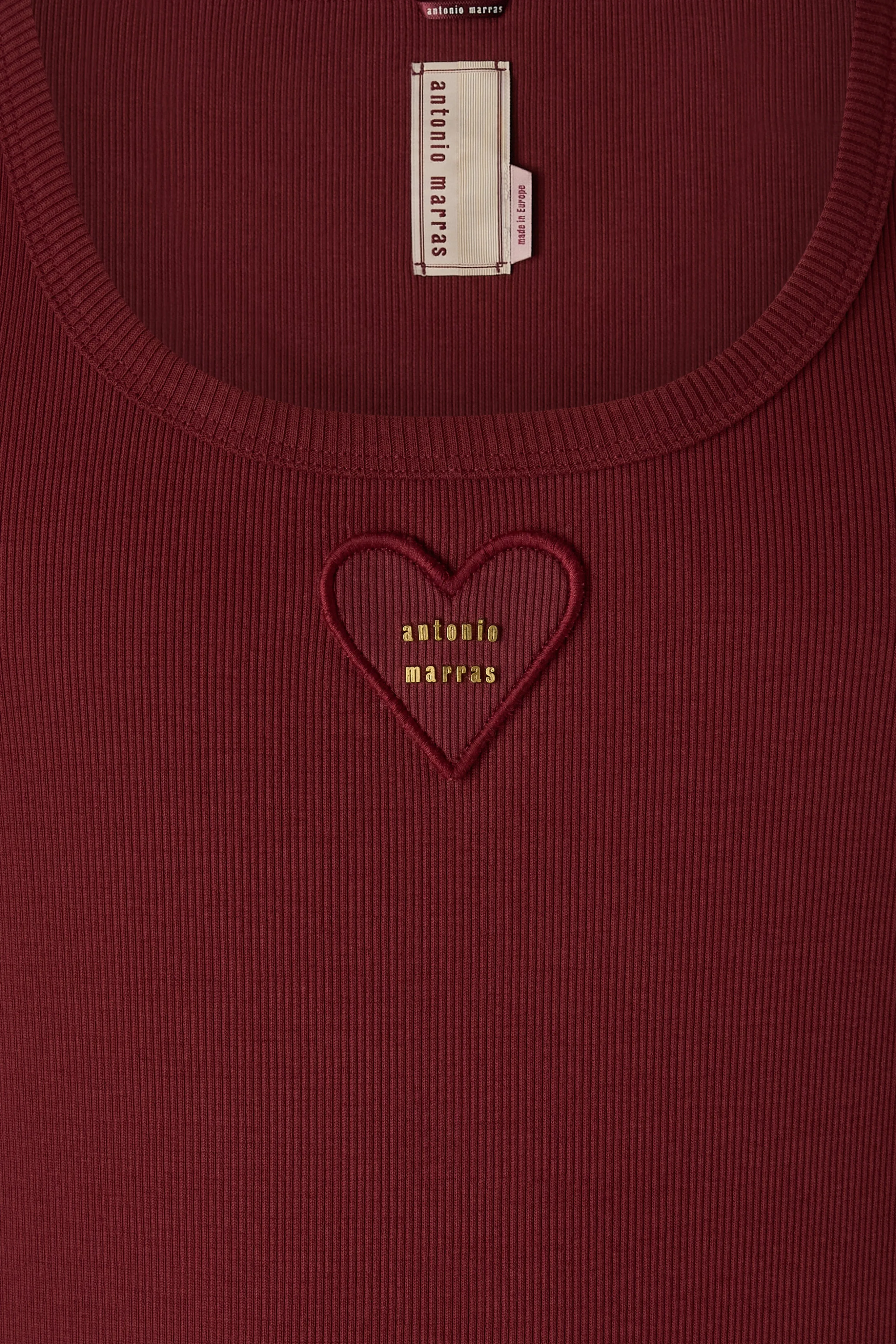 Bordeaux Tank Top sold by Antonio Marras product image thumbnail 4