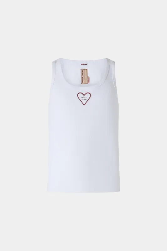 White Tank Top made by Antonio Marras