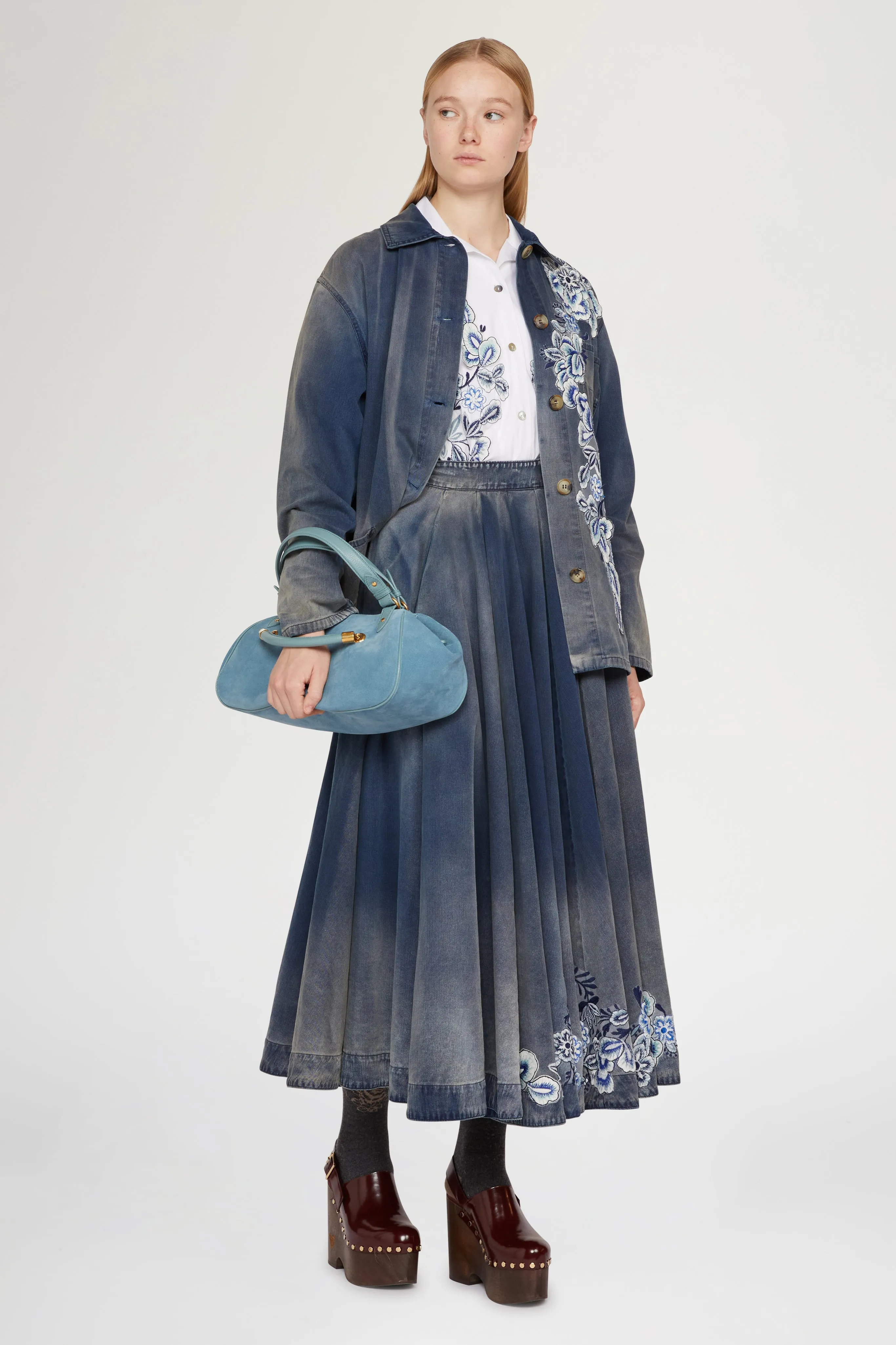 Blue Denim Skirt sold by Antonio Marras product image thumbnail 2