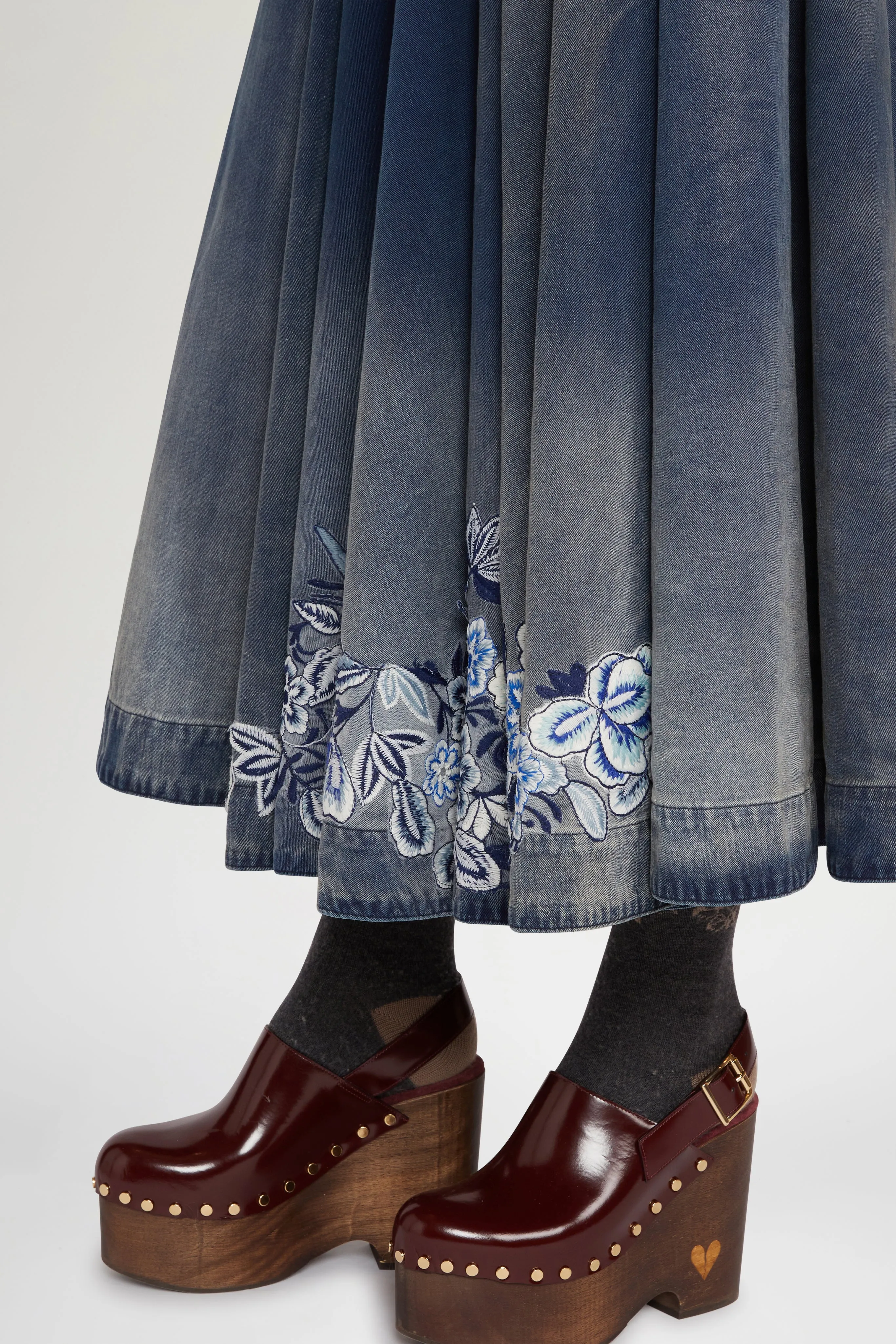 Blue Denim Skirt sold by Antonio Marras product image thumbnail 4