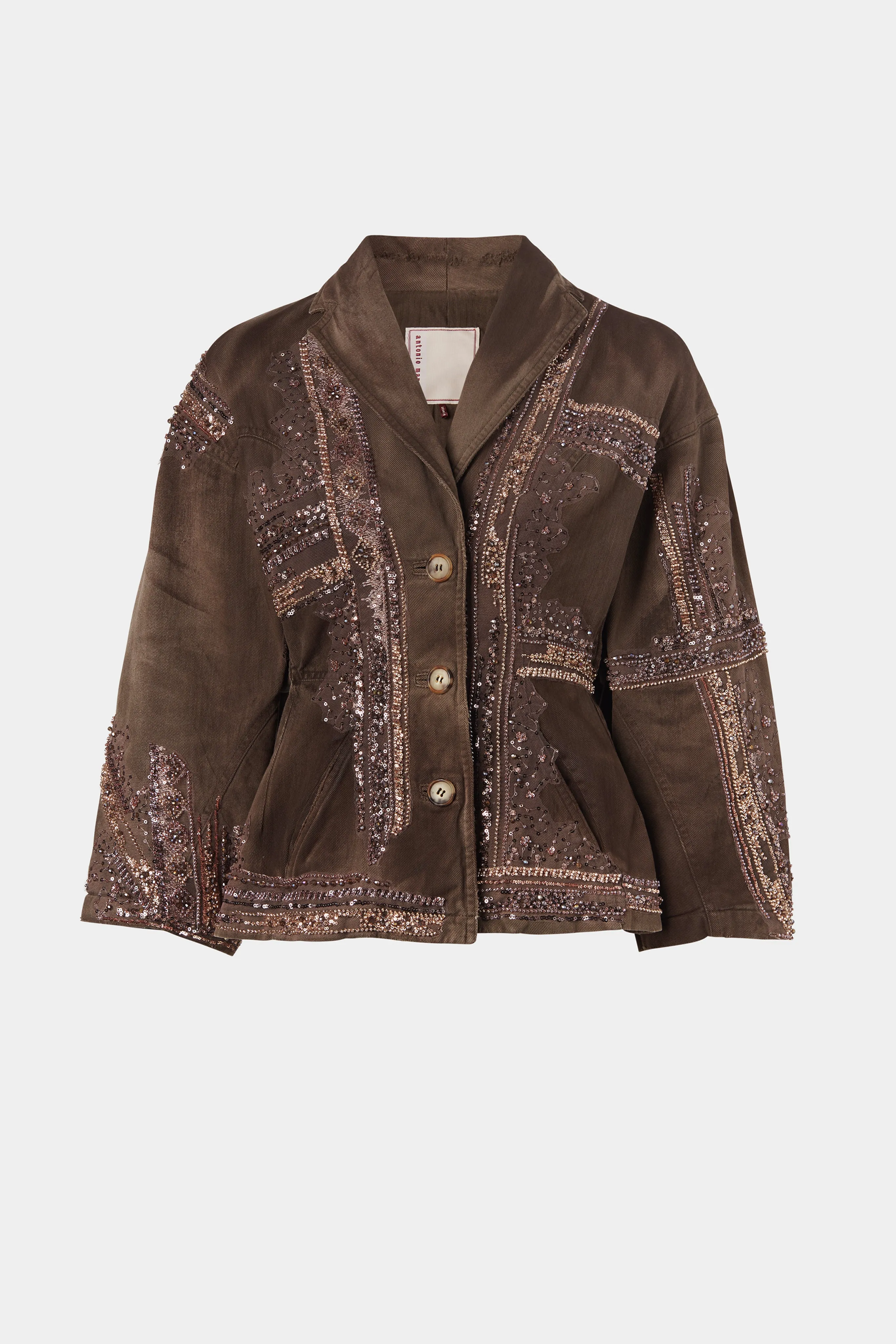 Brown Denim Jacket sold by Antonio Marras