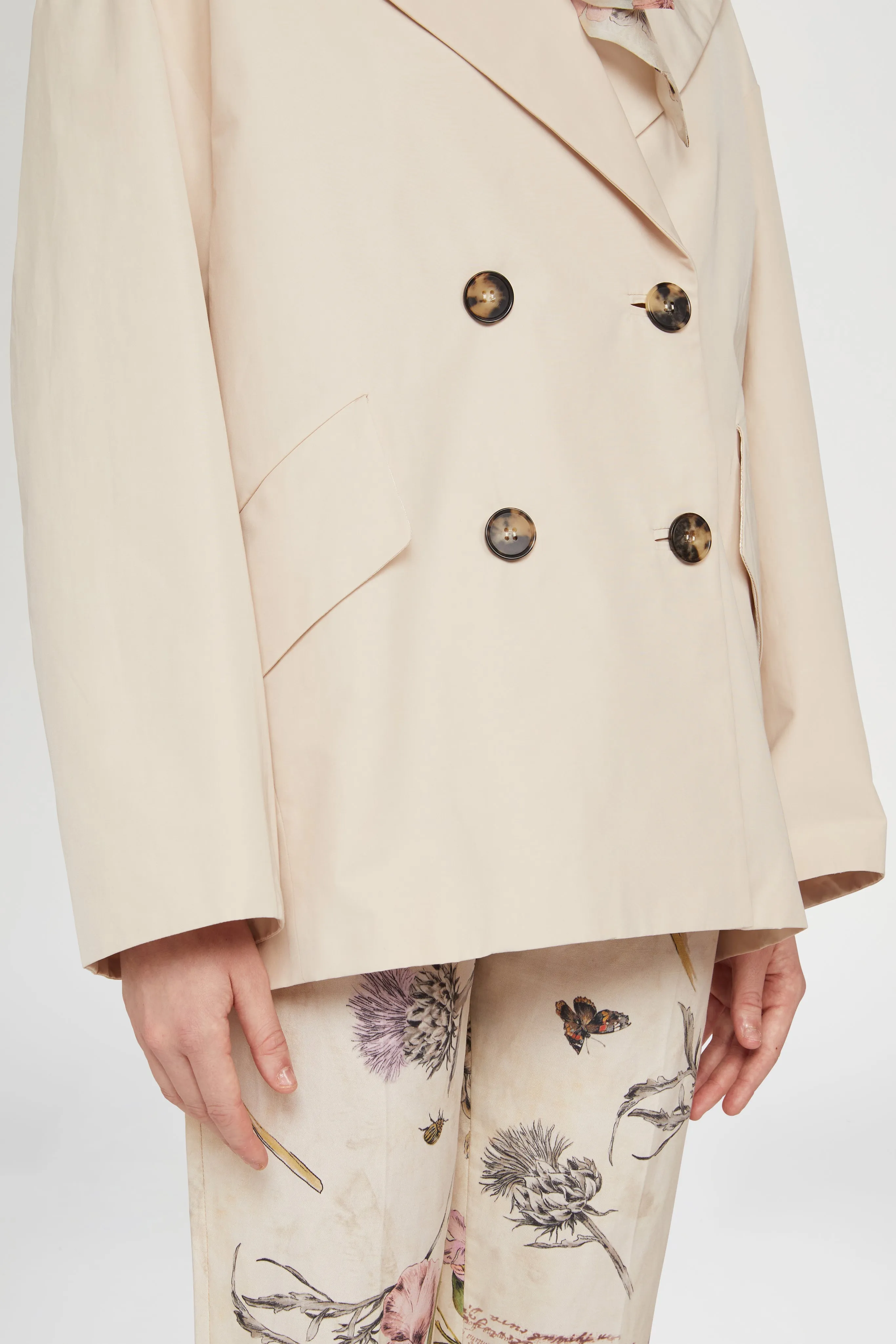 Short Trench Coat Beige sold by Antonio Marras product image thumbnail 4
