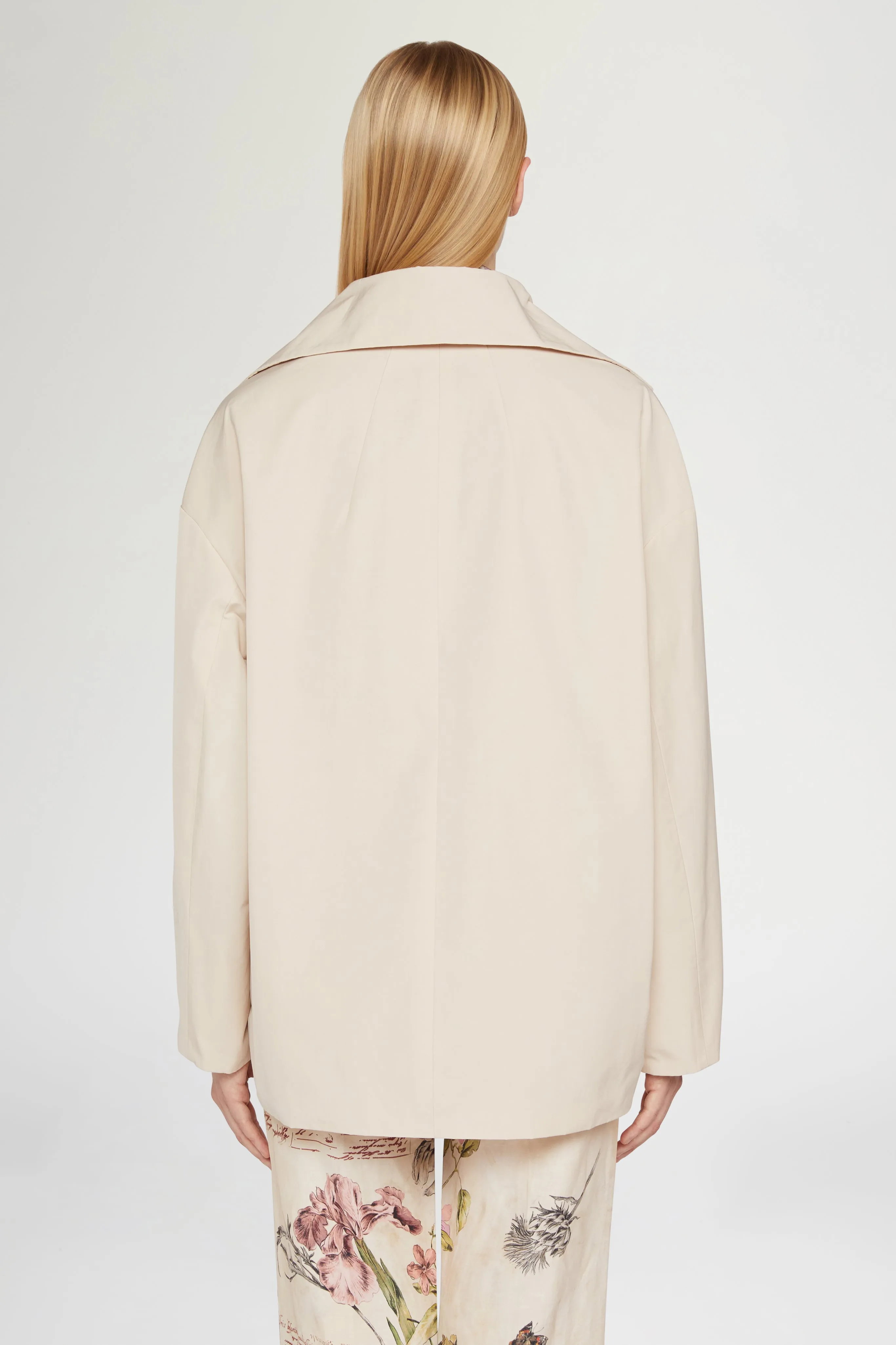 Short Trench Coat Beige sold by Antonio Marras product image thumbnail 3